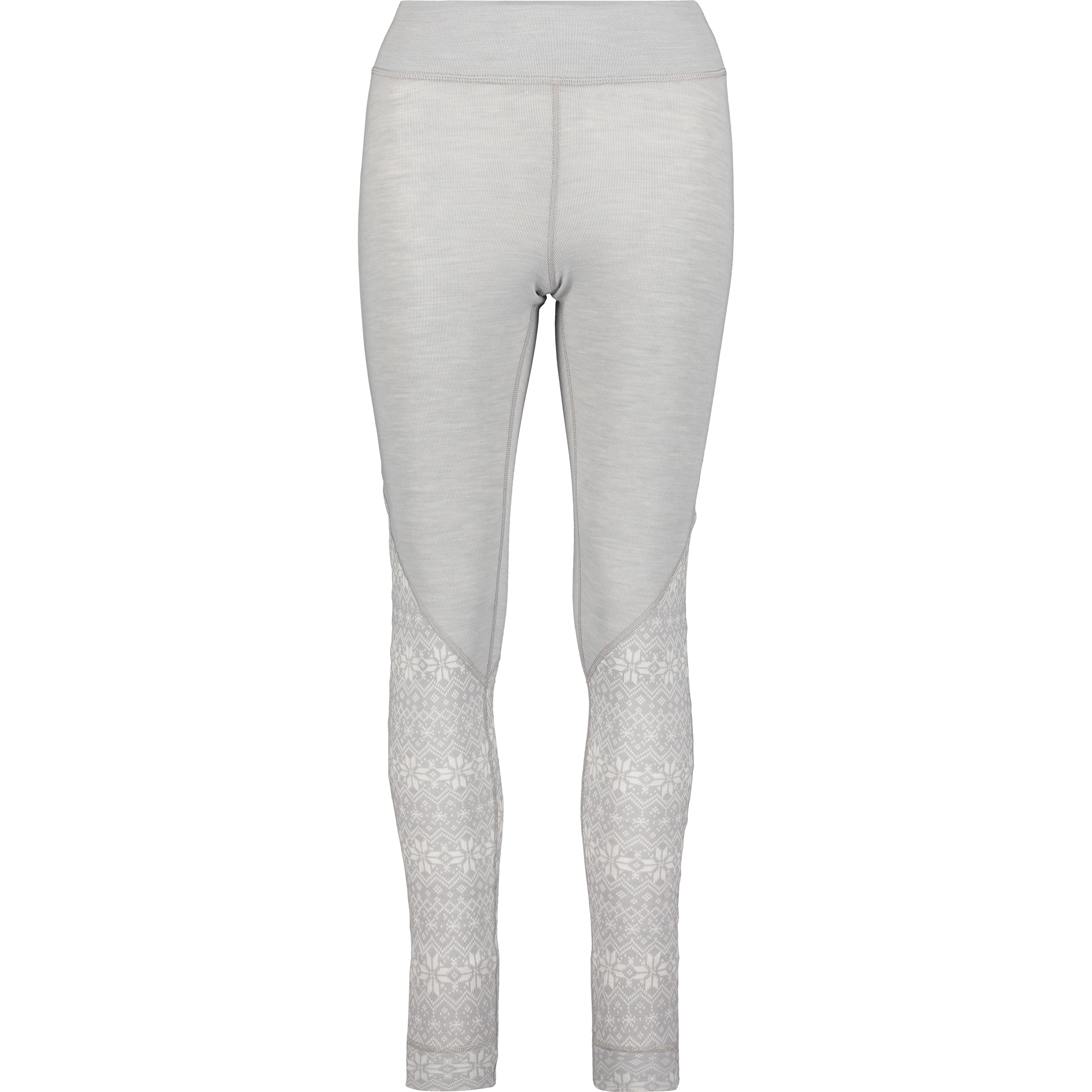 WOOL BASE LAYER PANT GREY/OFFWHITE WOMEN Everest Base Layer Wool