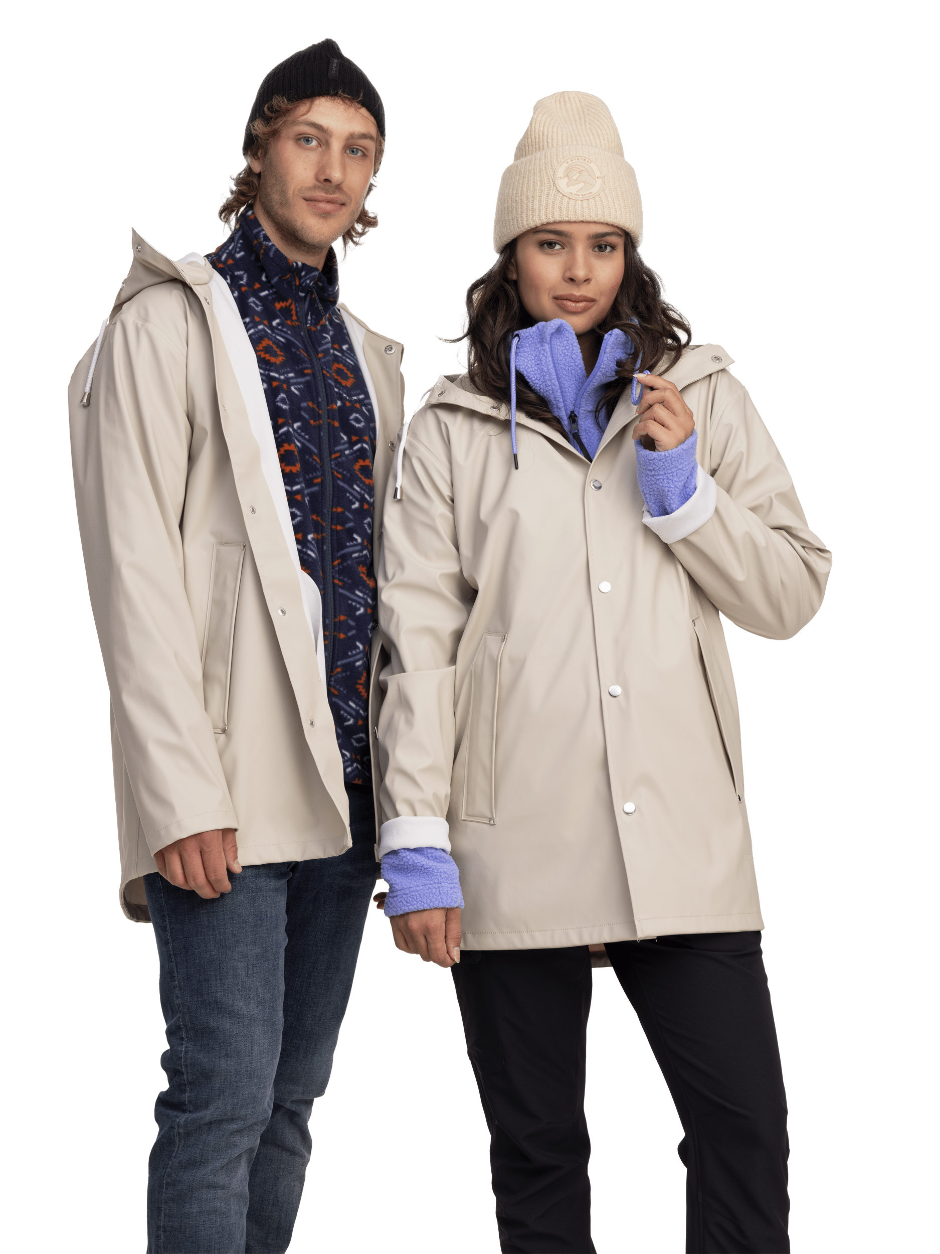 RAIN COAT WHEAT Everest All Weather Coat