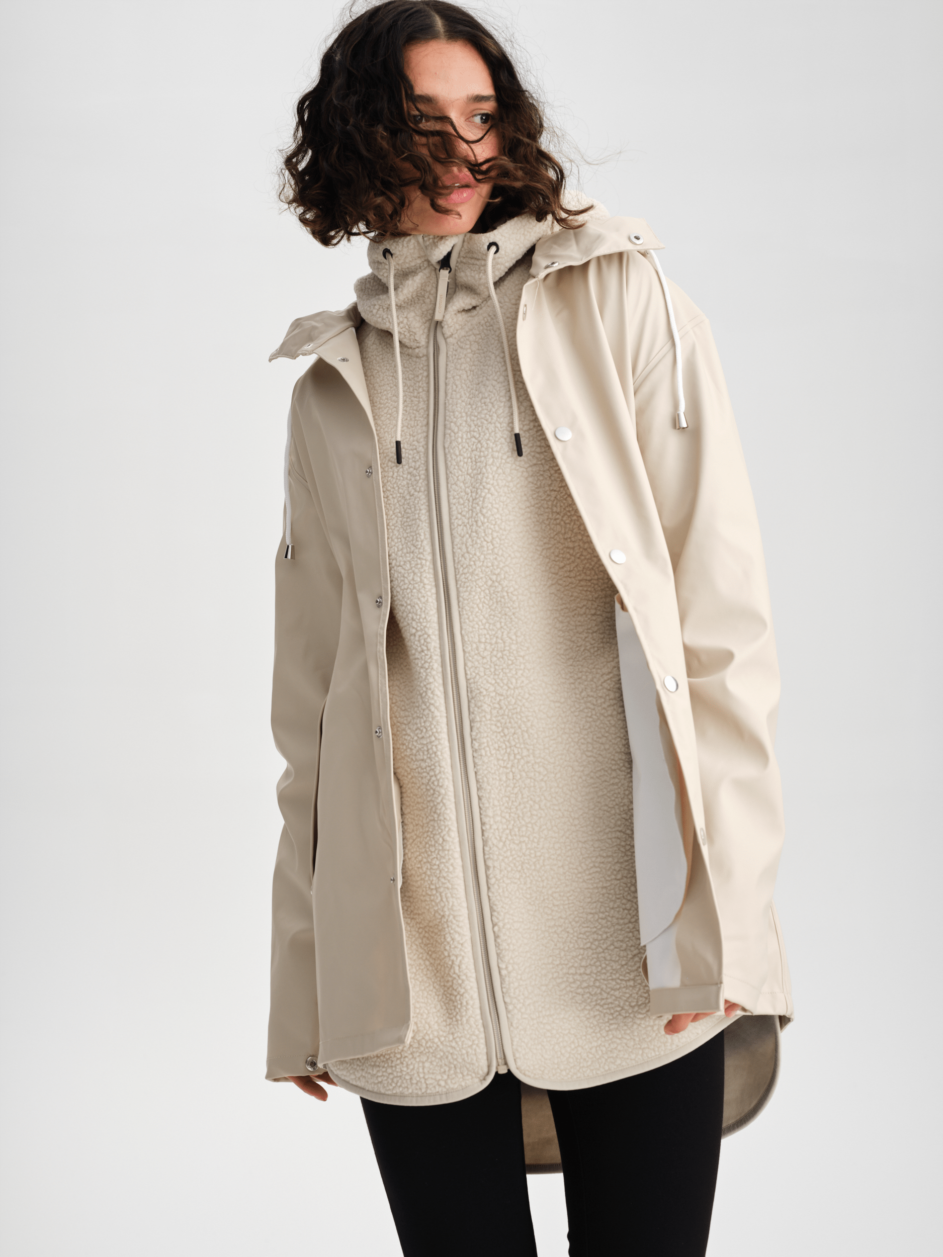 RAIN COAT WHEAT Everest All Weather Coat
