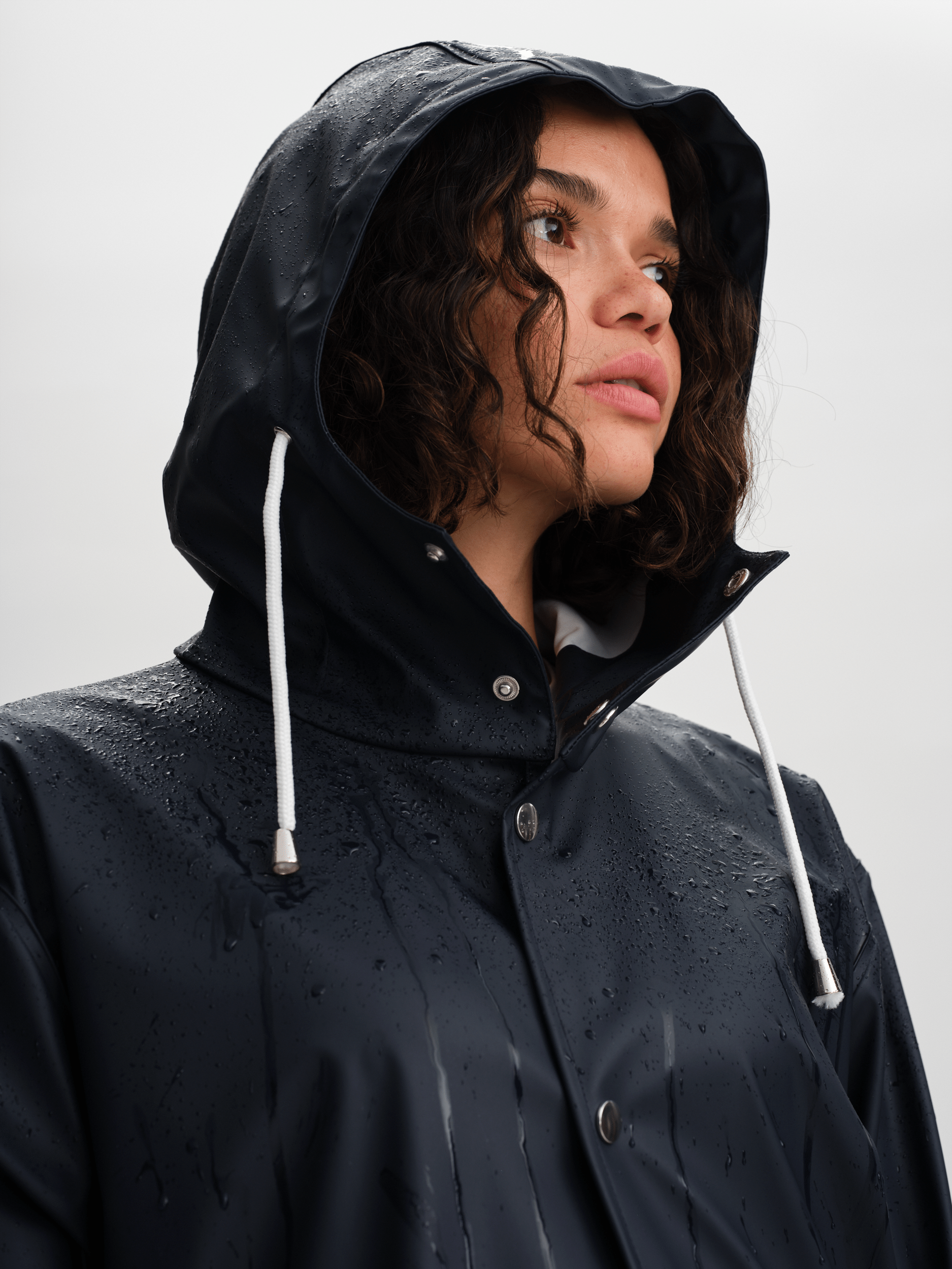 RAIN COAT NAVY Everest All Weather Coat