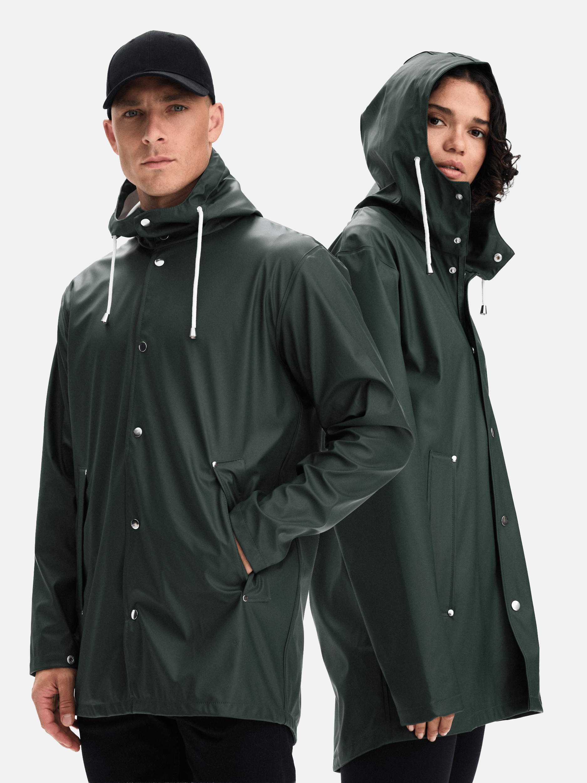 REGENJACKE DUNKELGRÜN 