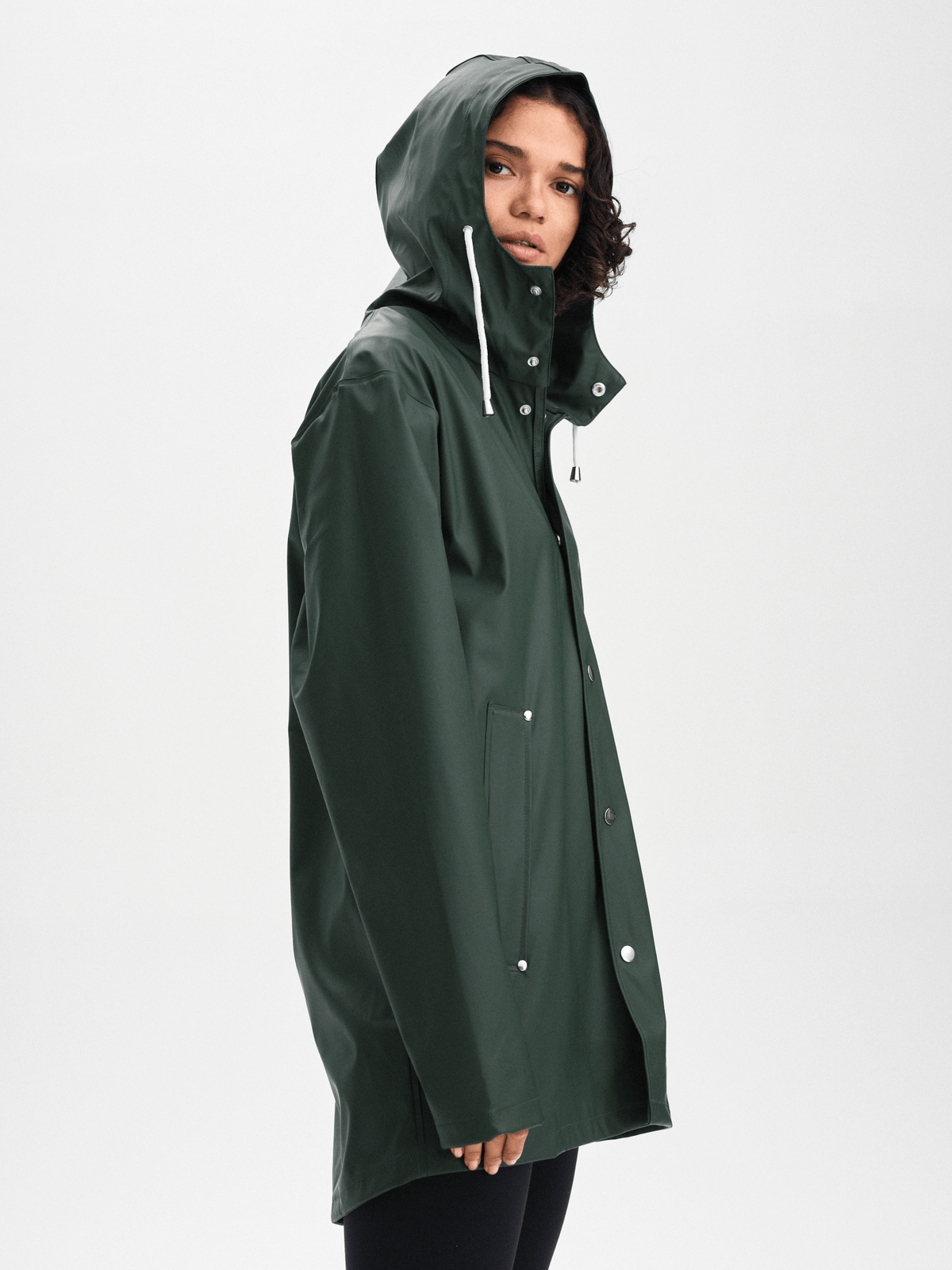 RAIN COAT DARK GREEN Everest All Weather Coat