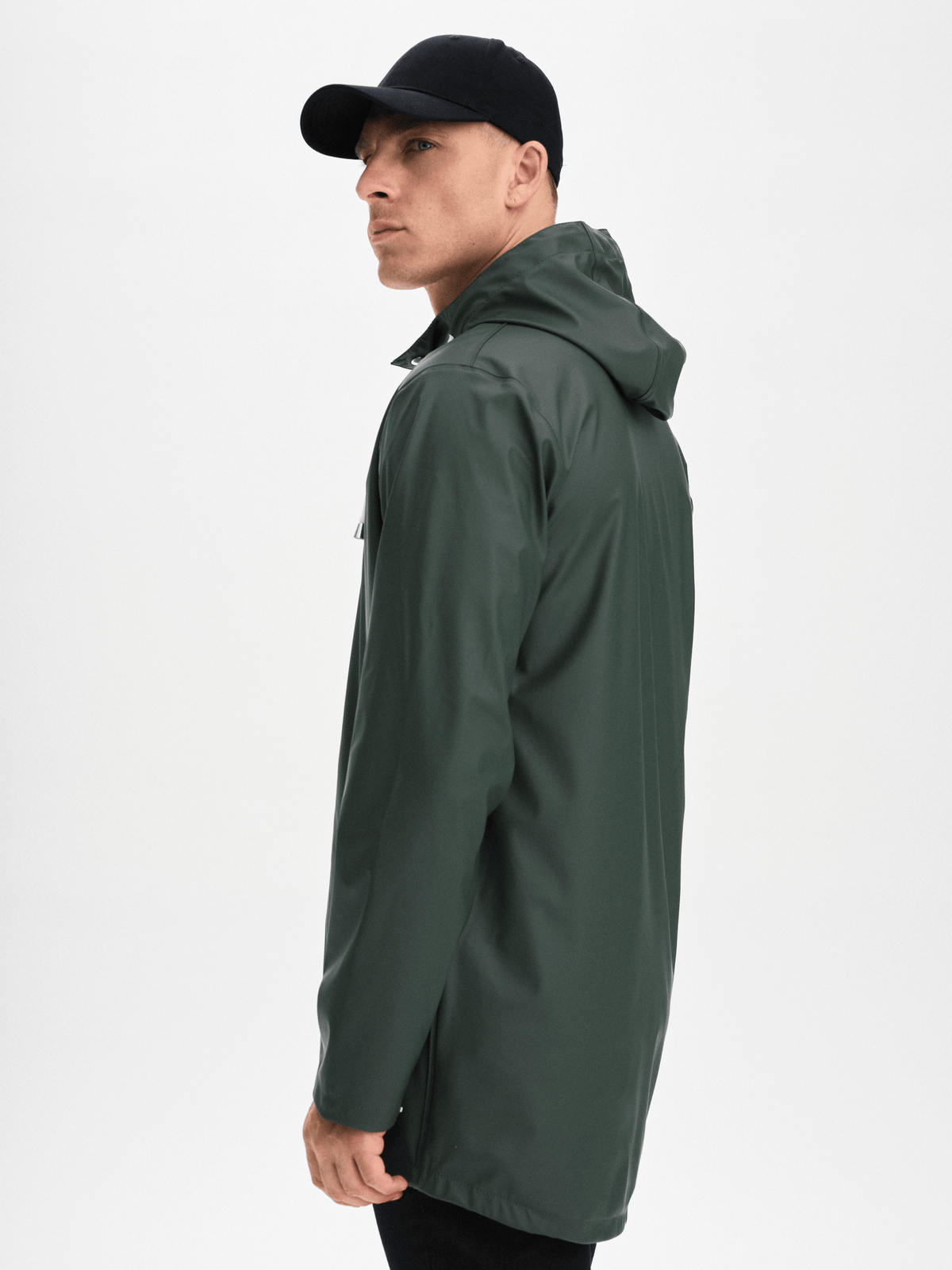 RAIN COAT DARK GREEN Everest All Weather Coat