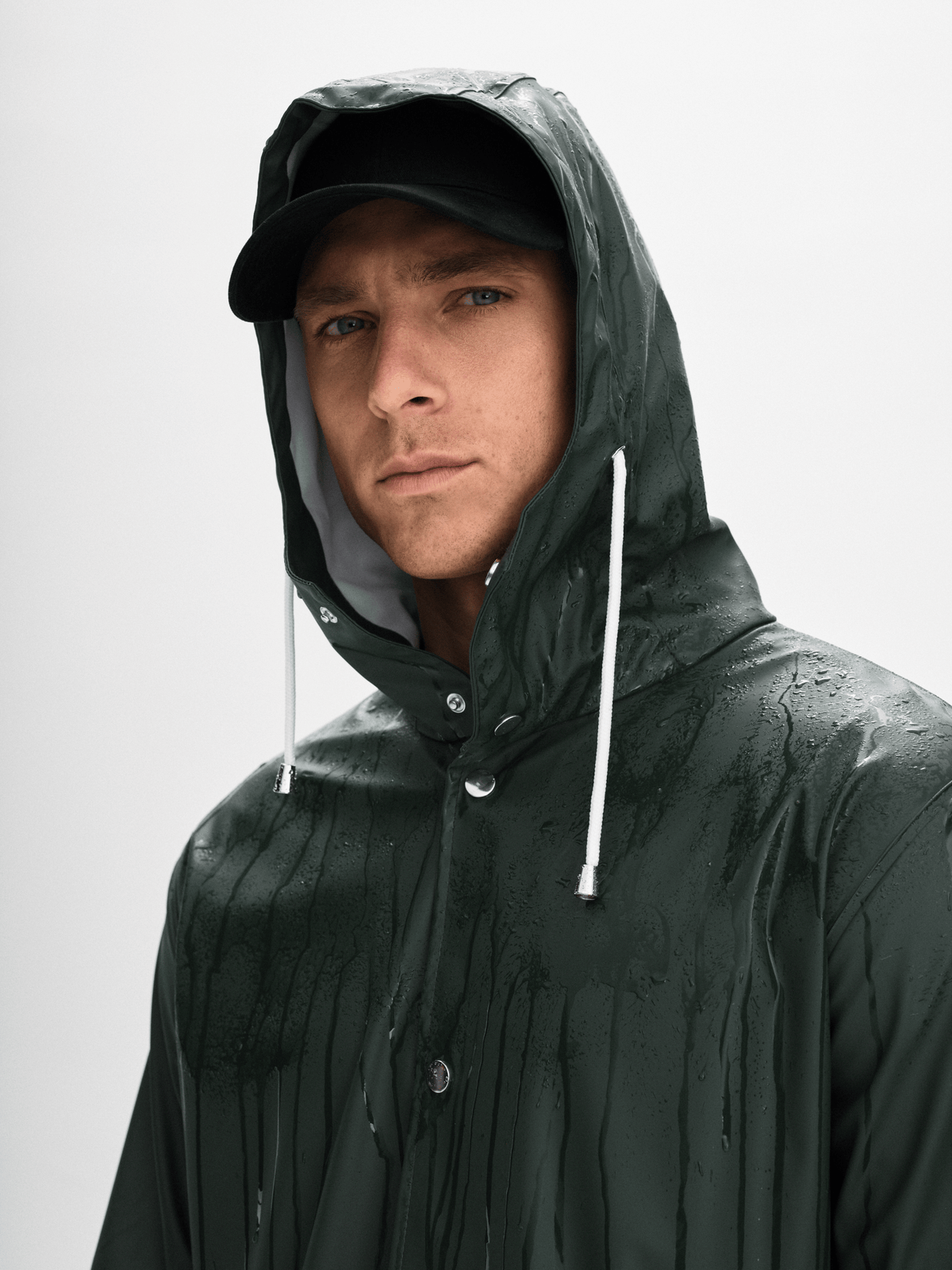 RAIN COAT DARK GREEN Everest All Weather Coat