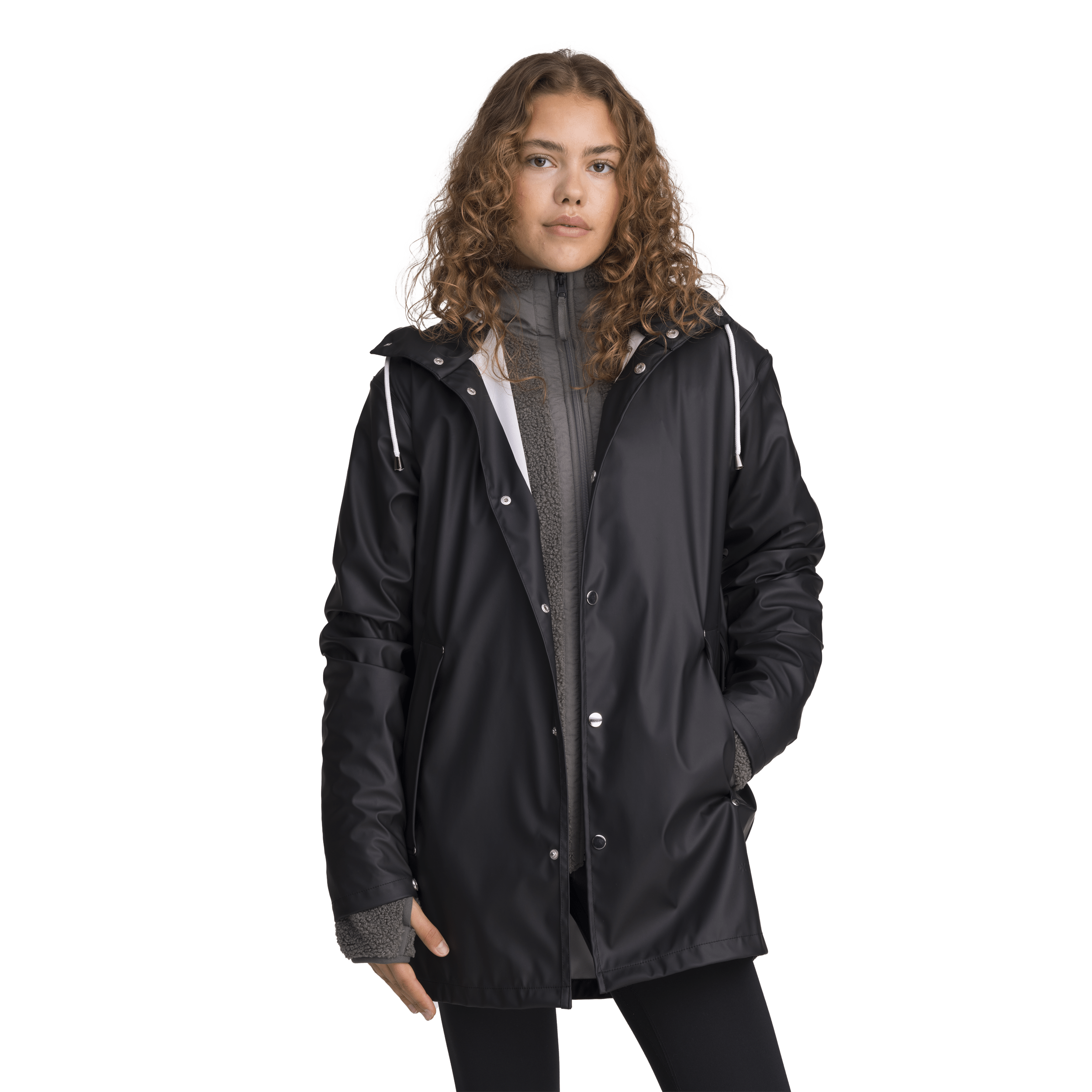 RAIN COAT BLACK Everest All Weather Coat