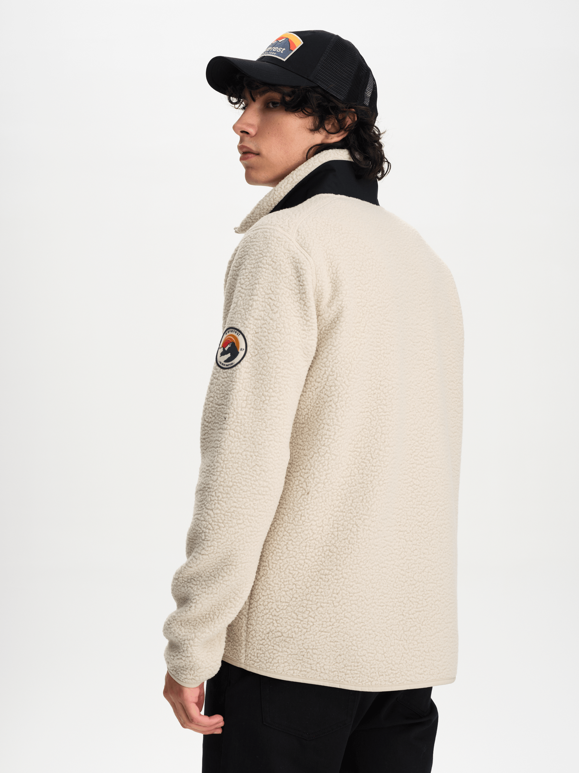 PILE SHIRT RETRO IVORY BEIGE Everest Pile Fleece