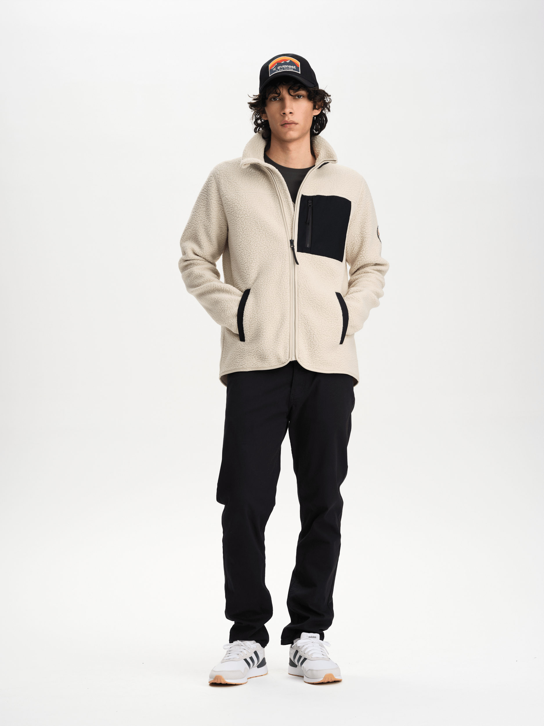 PILE SHIRT RETRO IVORY BEIGE Everest Pile Fleece