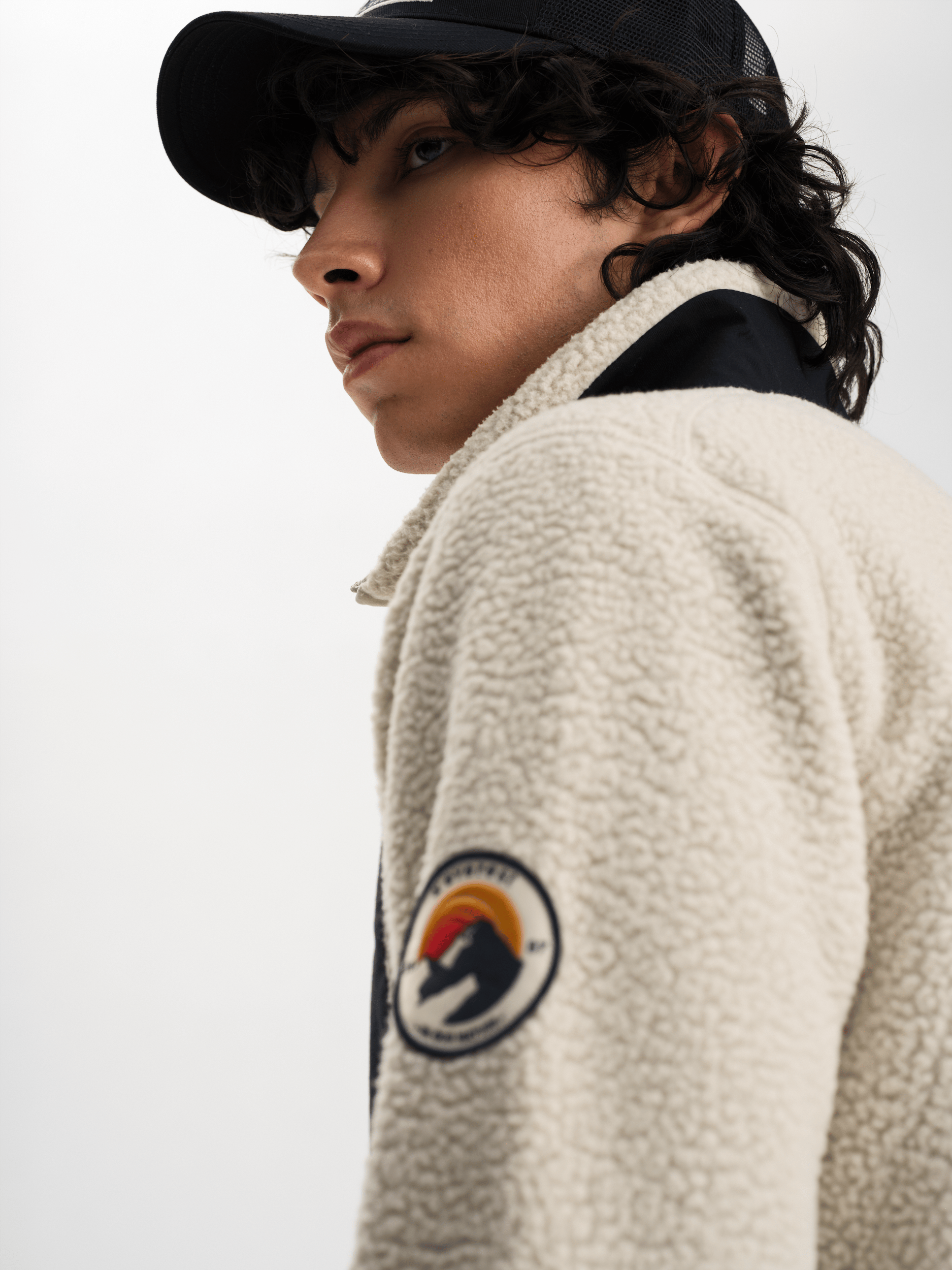 PILE SHIRT RETRO IVORY BEIGE Everest Pile Fleece