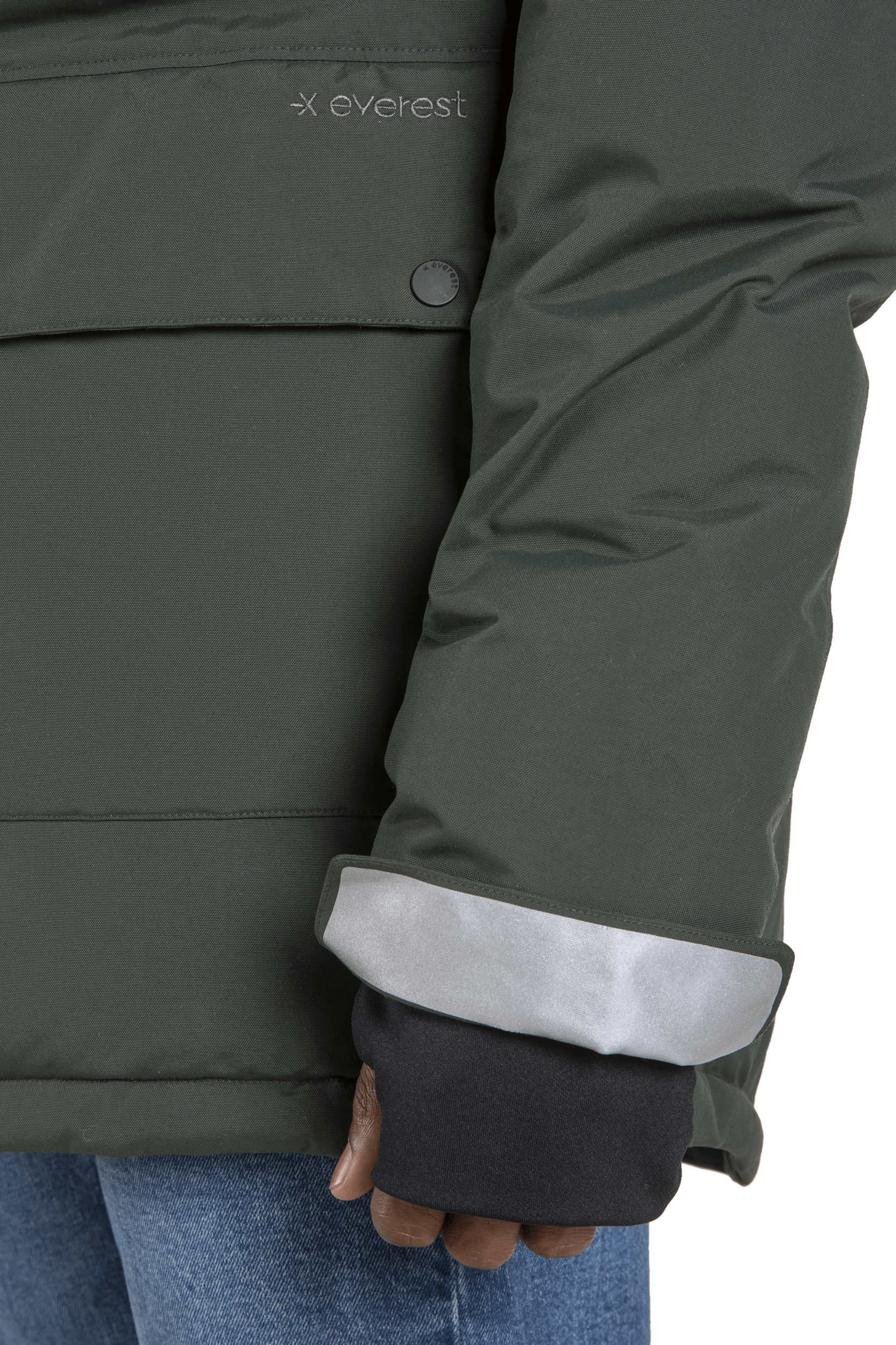 CLASSIC PARKA DARK GREEN/BLACK MEN Everest Parka