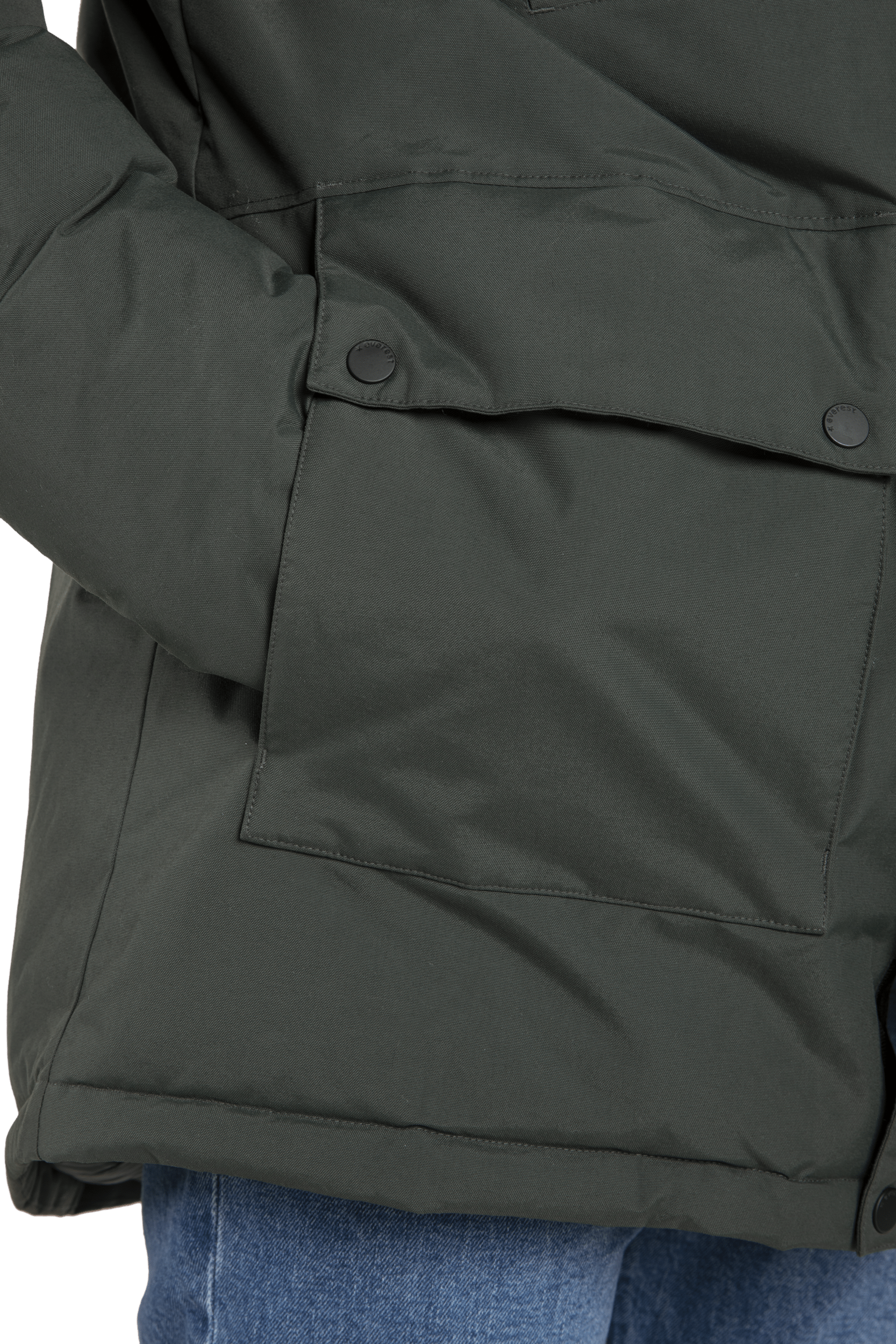 CLASSIC PARKA DARK GREEN/BLACK MEN Everest Parka