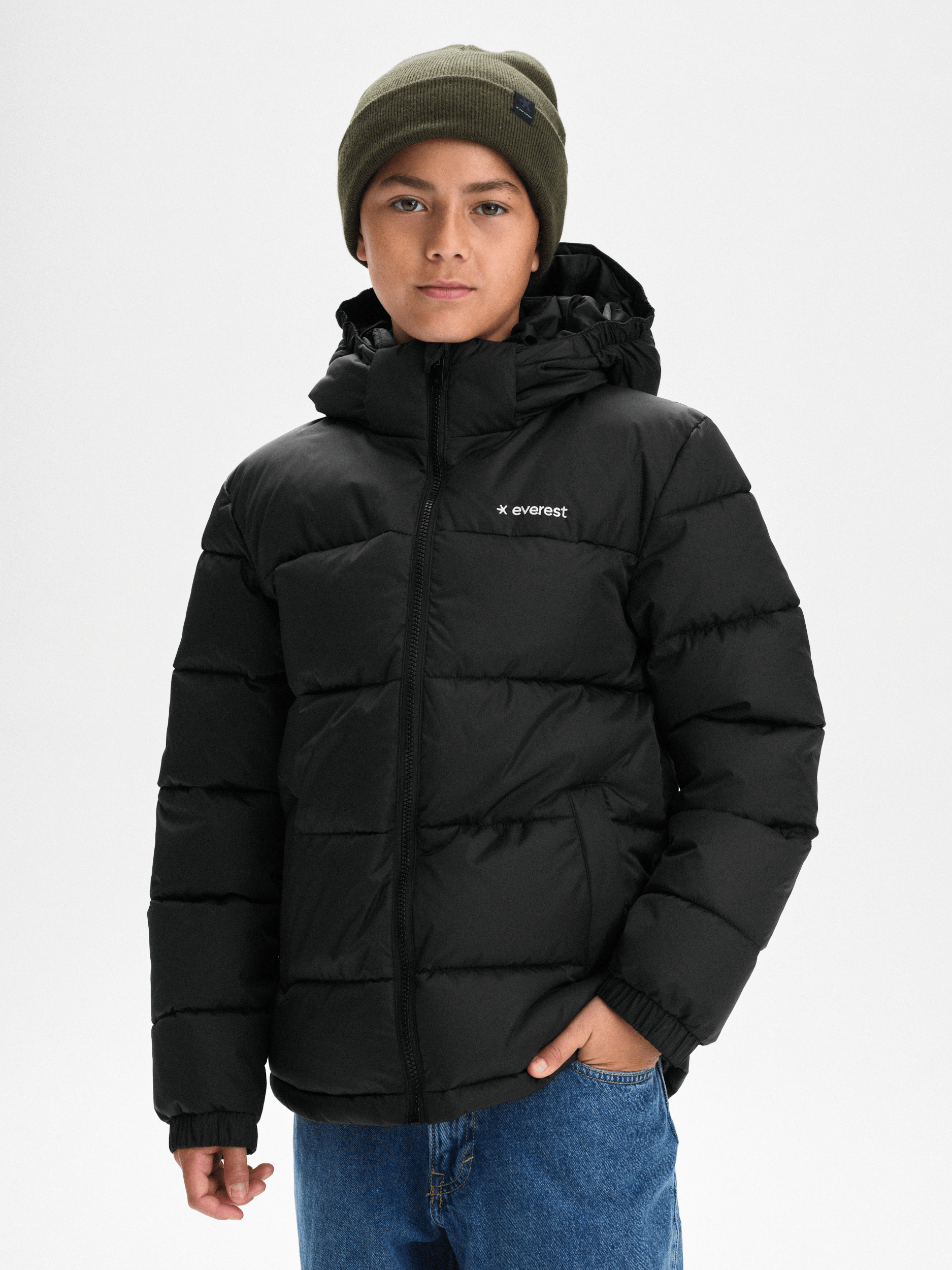 YAZZ JACKET BLACK Everest Padded Jacket