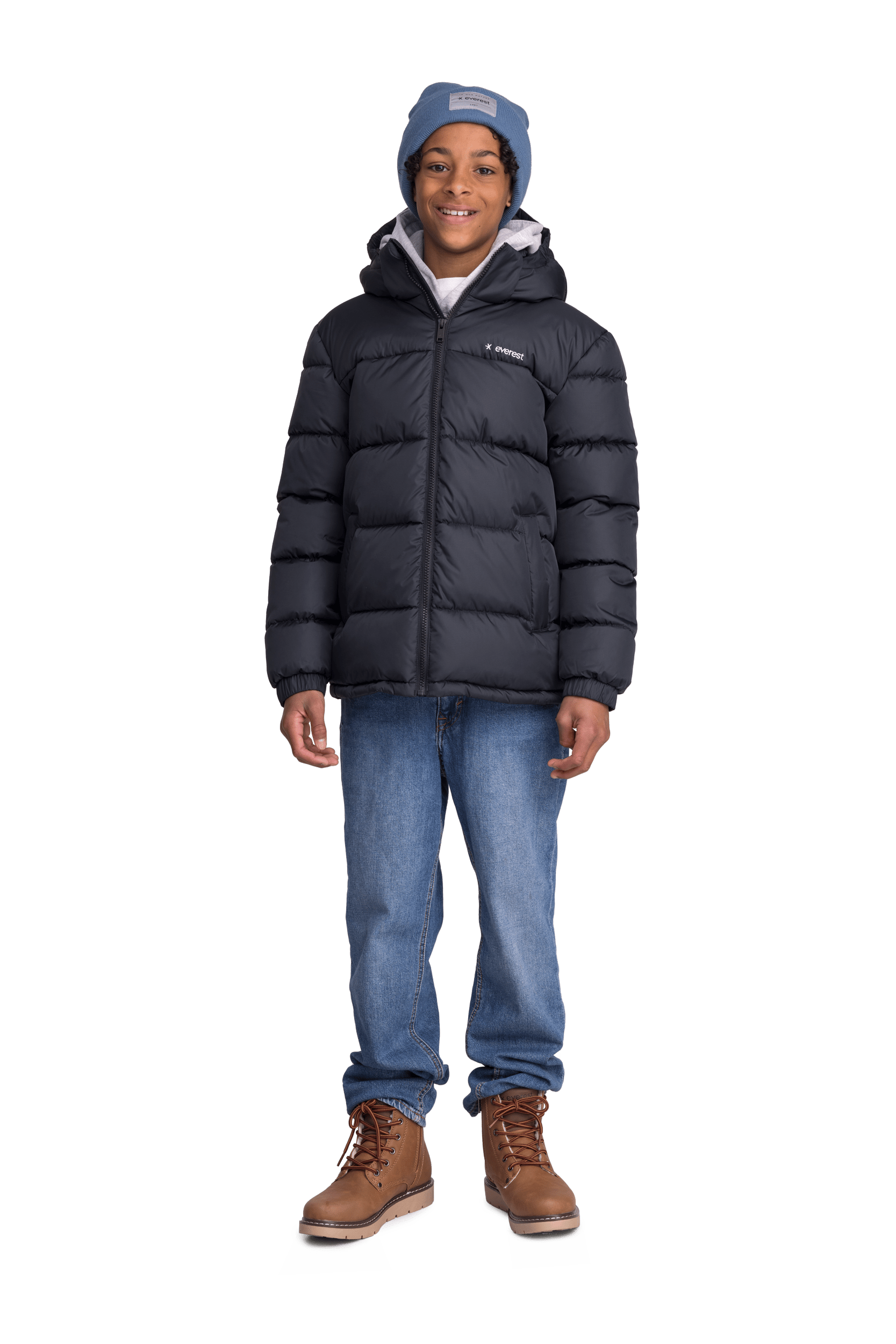 YAZZ JACKE SCHWARZ Everest Gefütterte Jacke