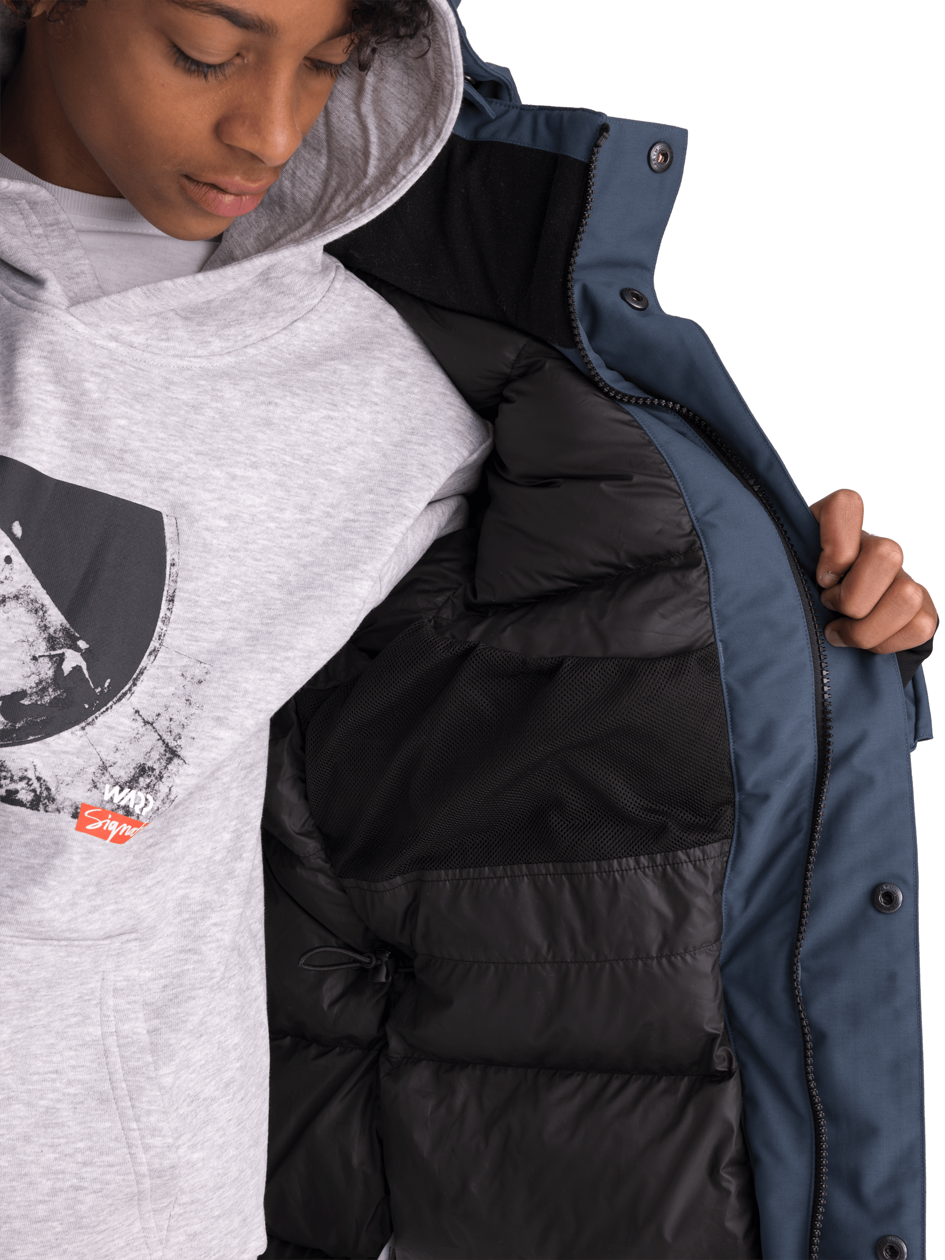 KONG PARKA  WHALE BLUE/BLACK Everest Winter Parka