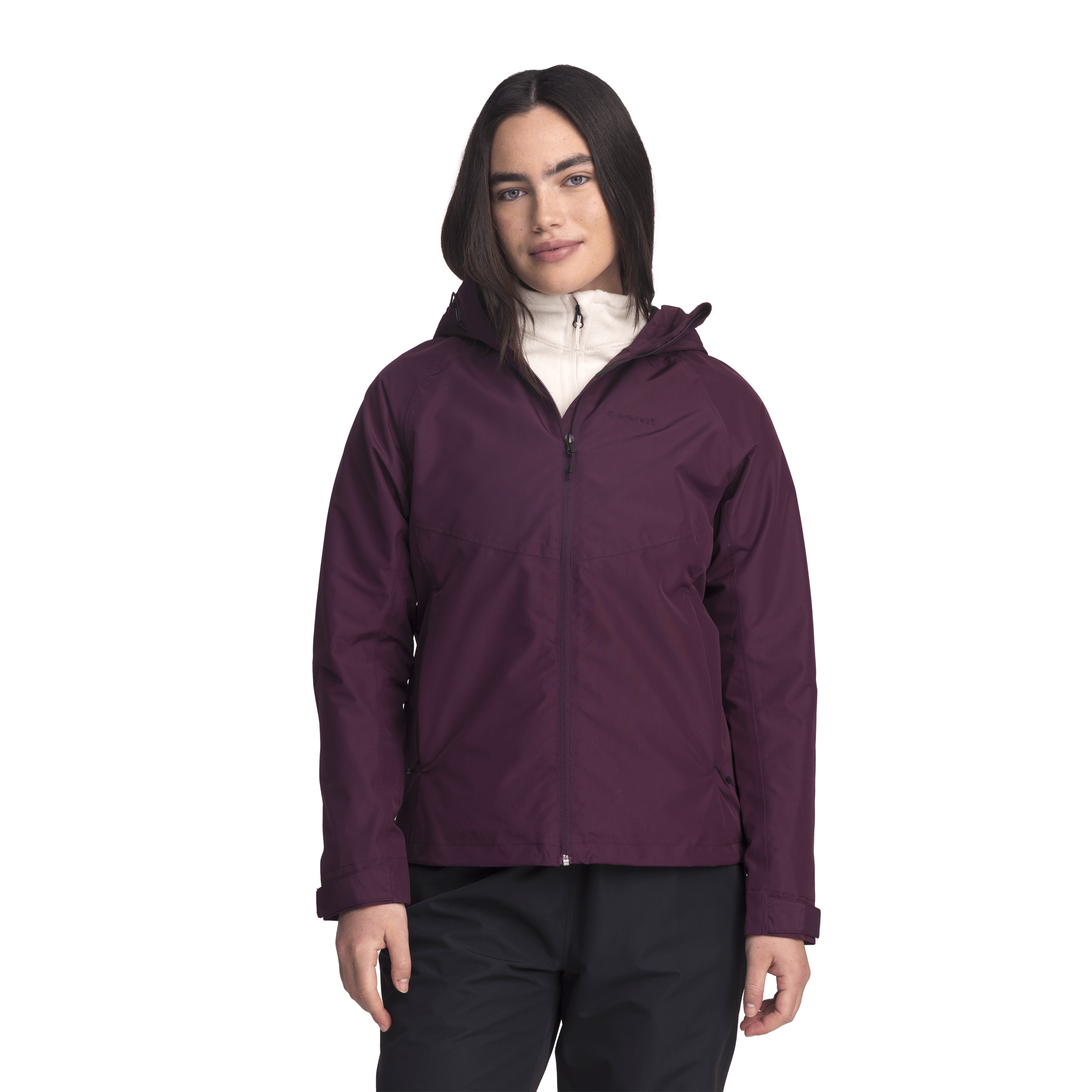 WOMENS ALLROUND JACKET DARK RED Everest All Weather Jacket