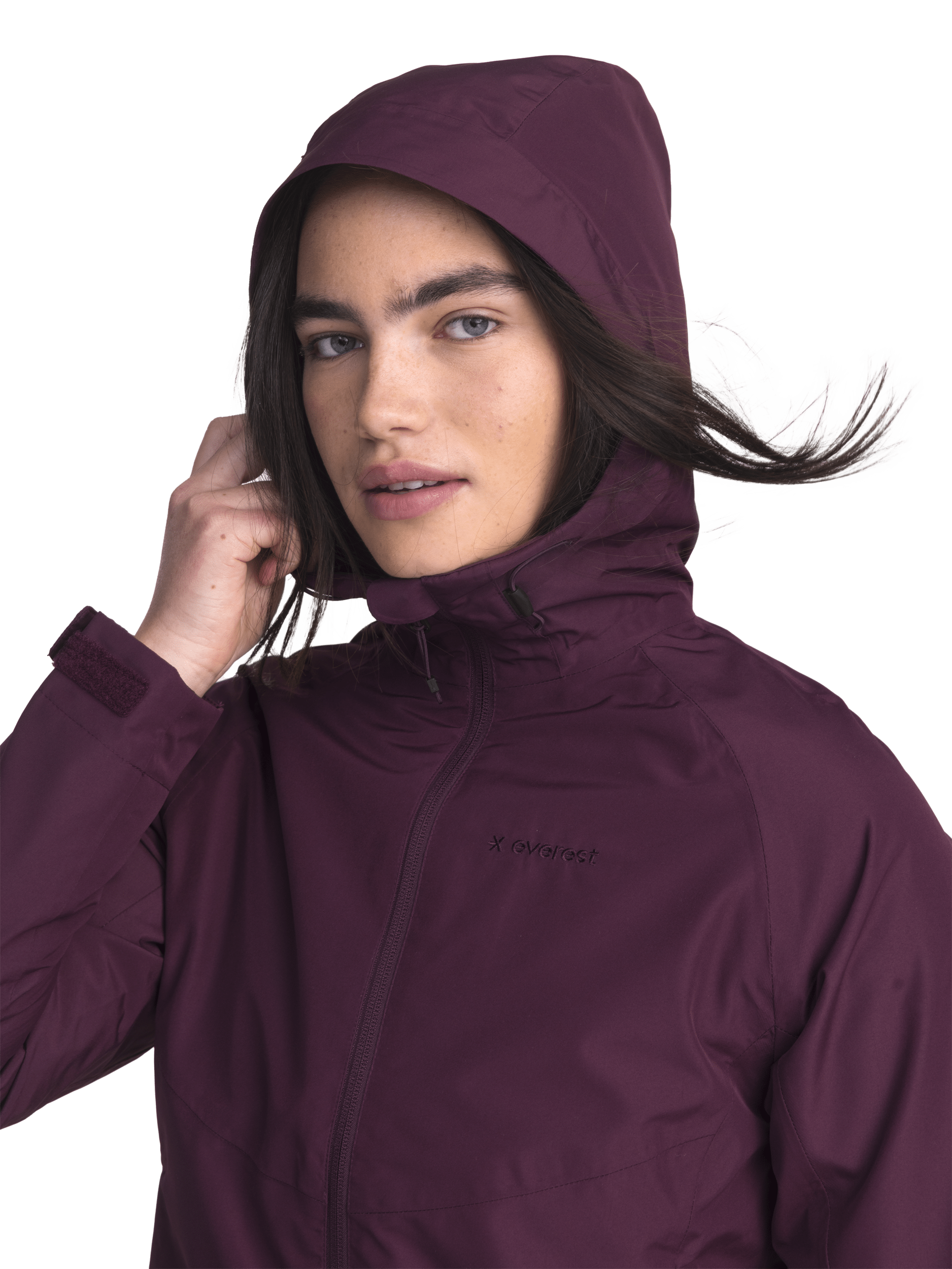 WOMENS ALLROUND JACKET DARK RED Everest All Weather Jacket