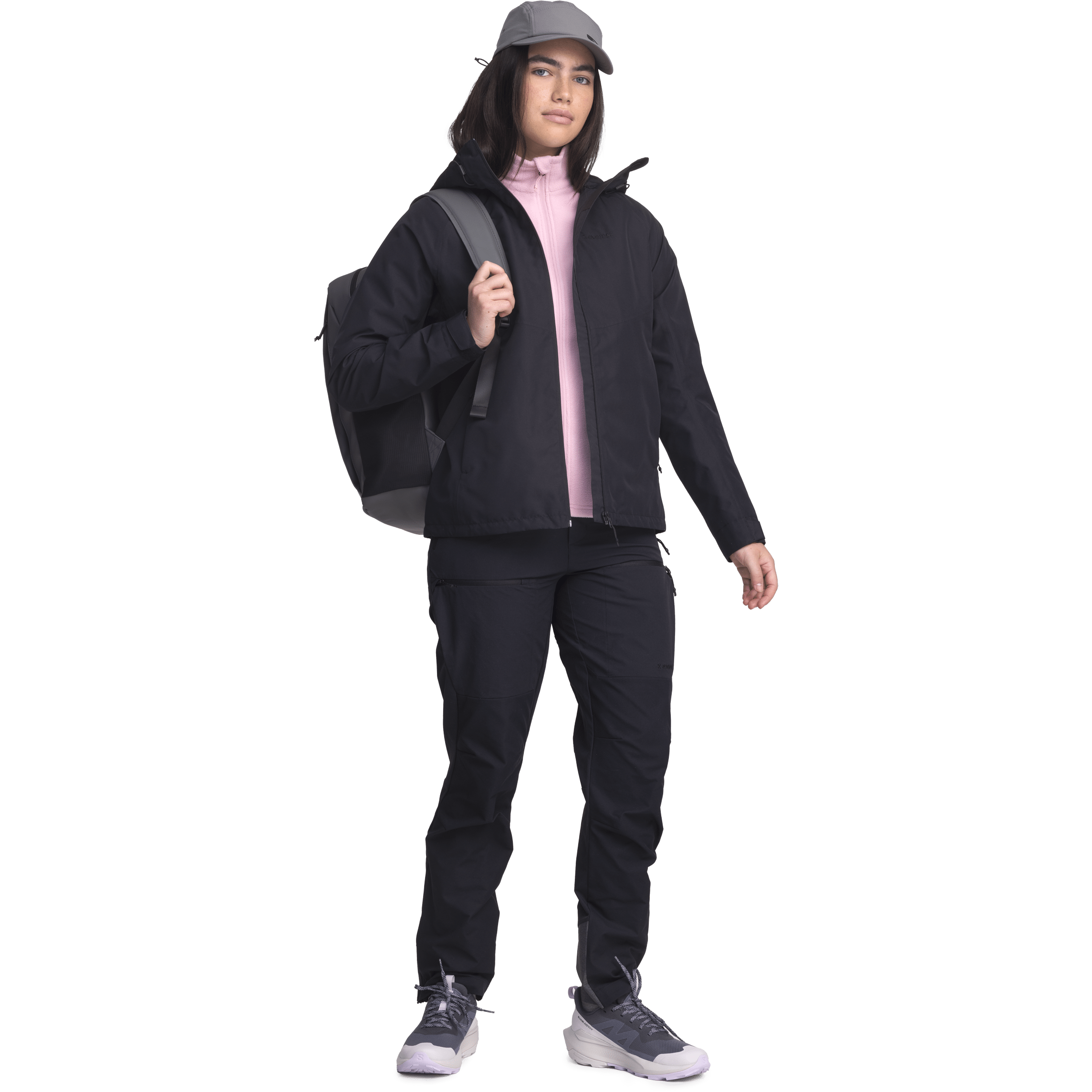 WOMENS ALLROUND JACKET BLACK Everest All Weather Jacket