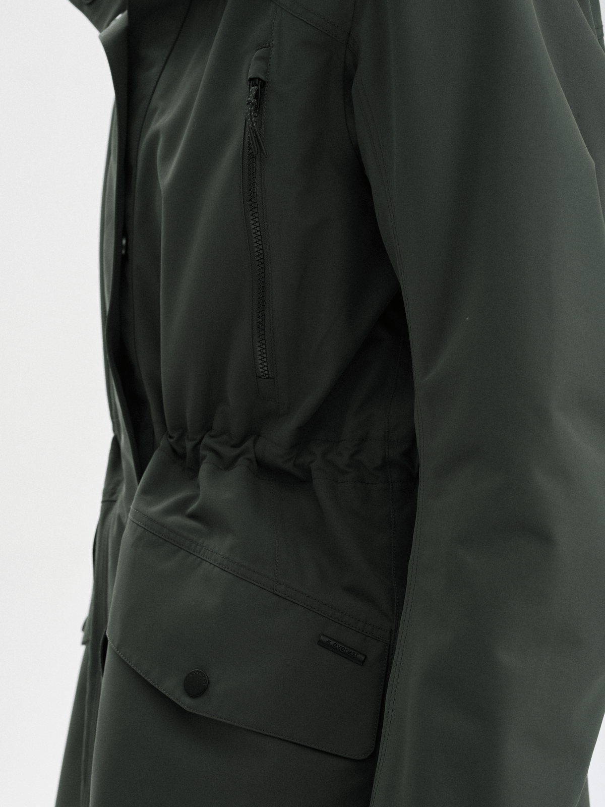 PADDED FUNCTION PARKA DARK GREEN Everest Padded Parka