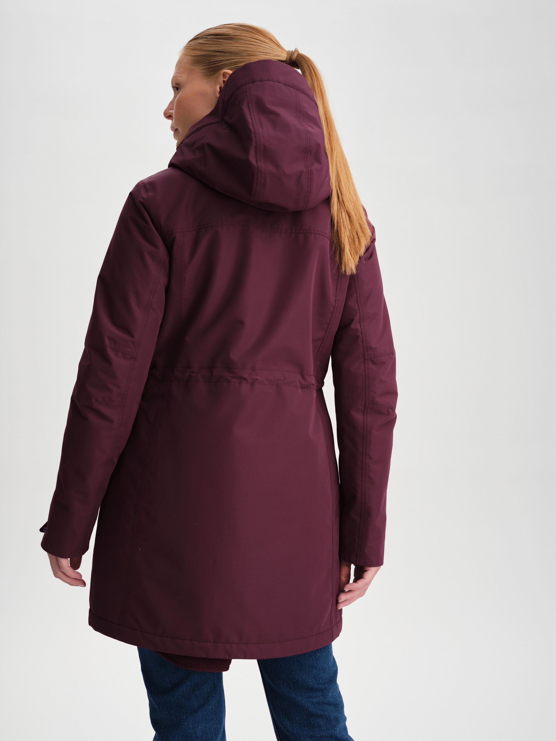 GEFÜTTERTER FUNKTIONS-PARKA BURGUND Everest Gefütterter Parka