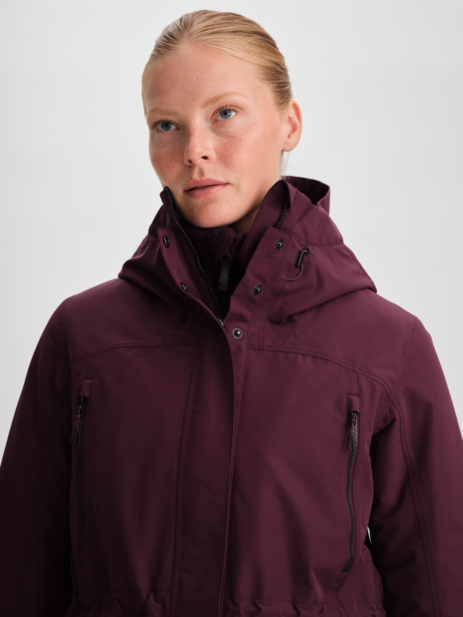 GEFÜTTERTER FUNKTIONS-PARKA BURGUND Everest Gefütterter Parka