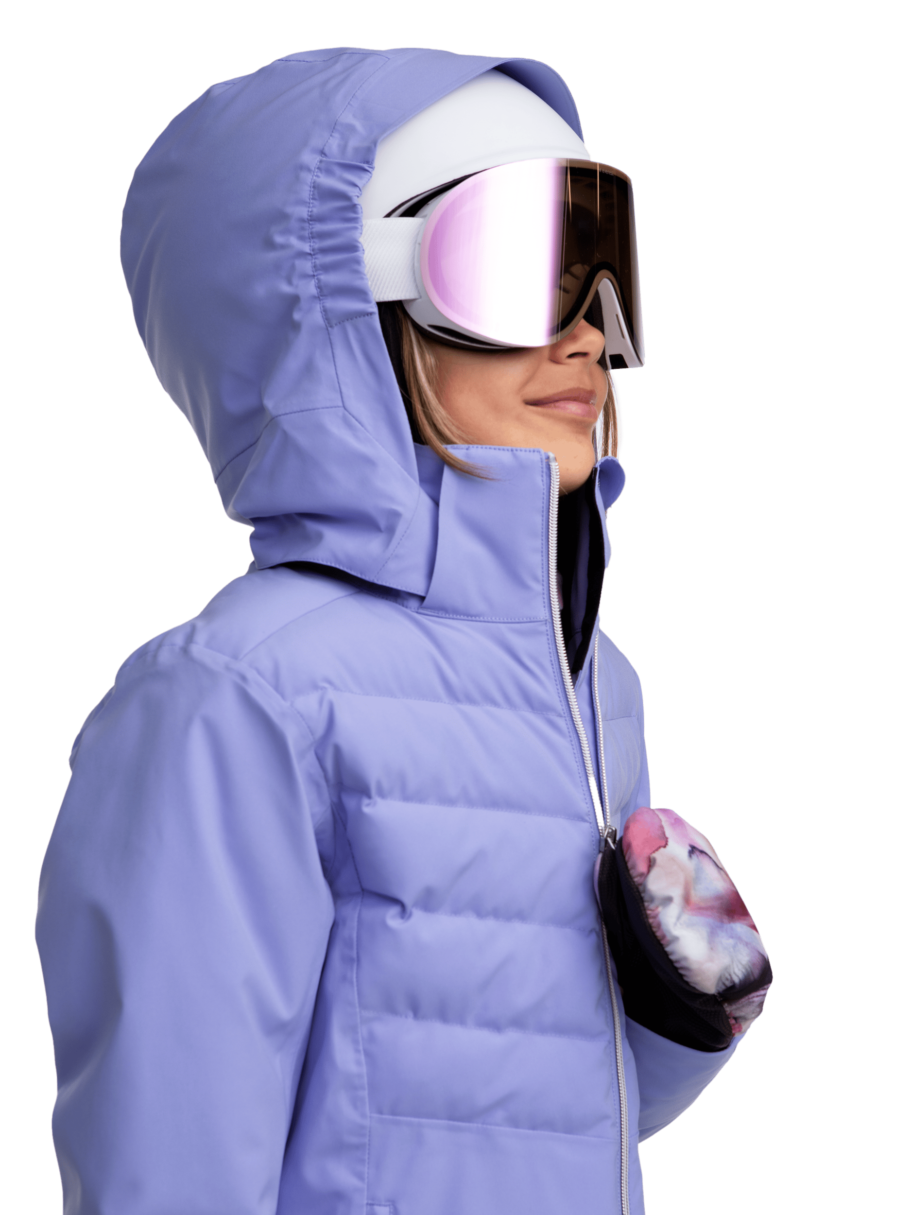 FLOW SOFTSHELL JACKET SOFT LAVENDER Everest Ski & Snowboard Jacket