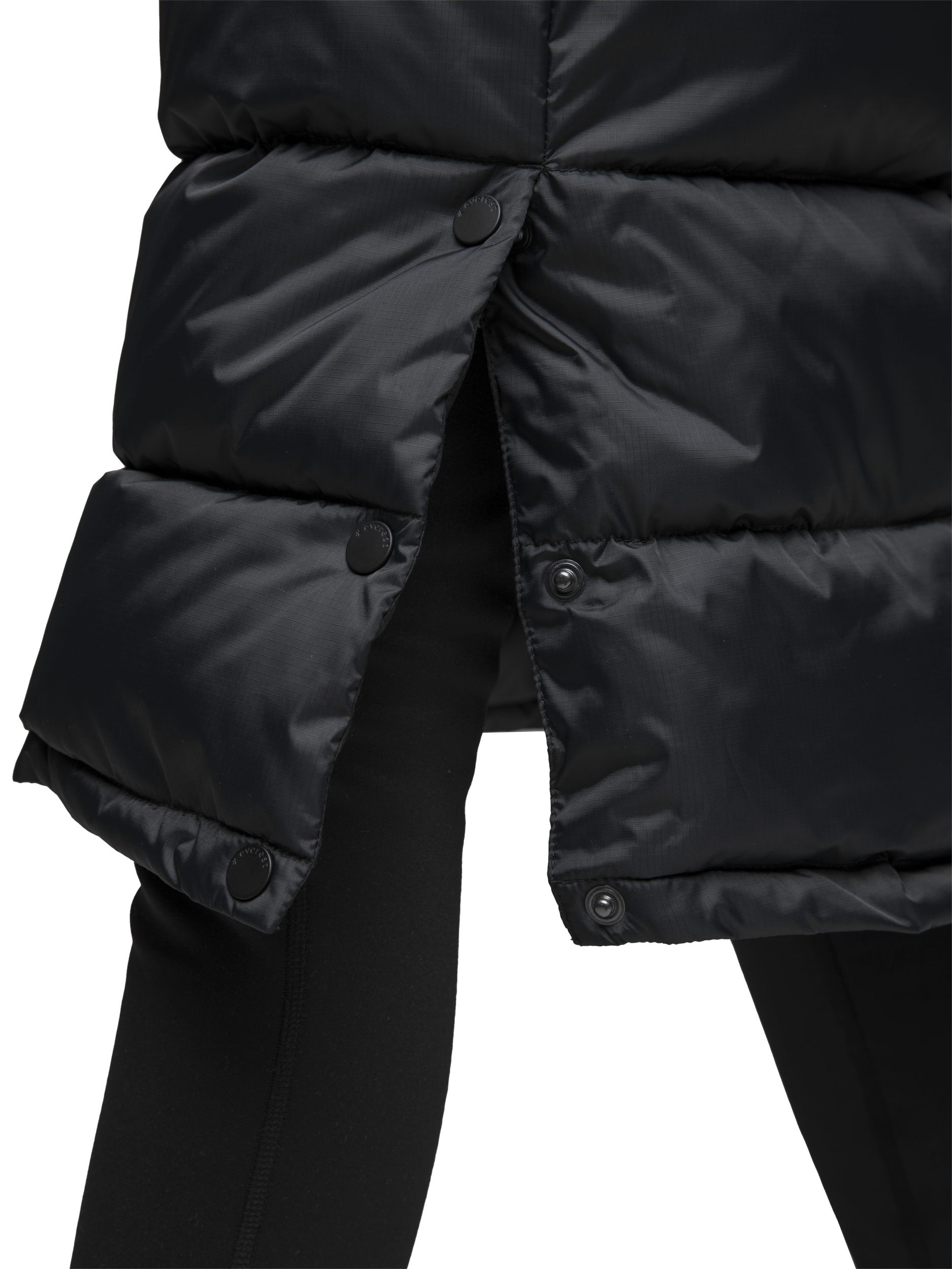 YAZZA MANTEL SCHWARZ Everest Gepolsterter Mantel