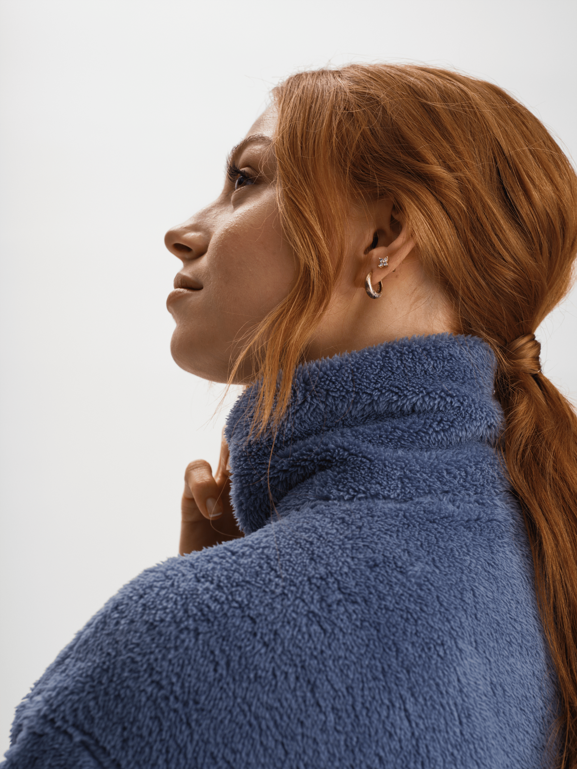 COZY PILE JACKET LILA WIND Damen Everest Pile Fleece