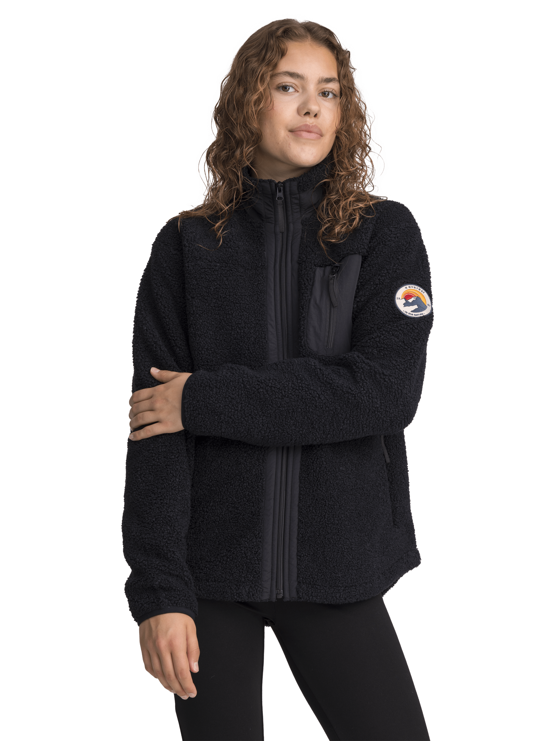 WILA PILE SHIRT BLACK Everest Pile Fleece