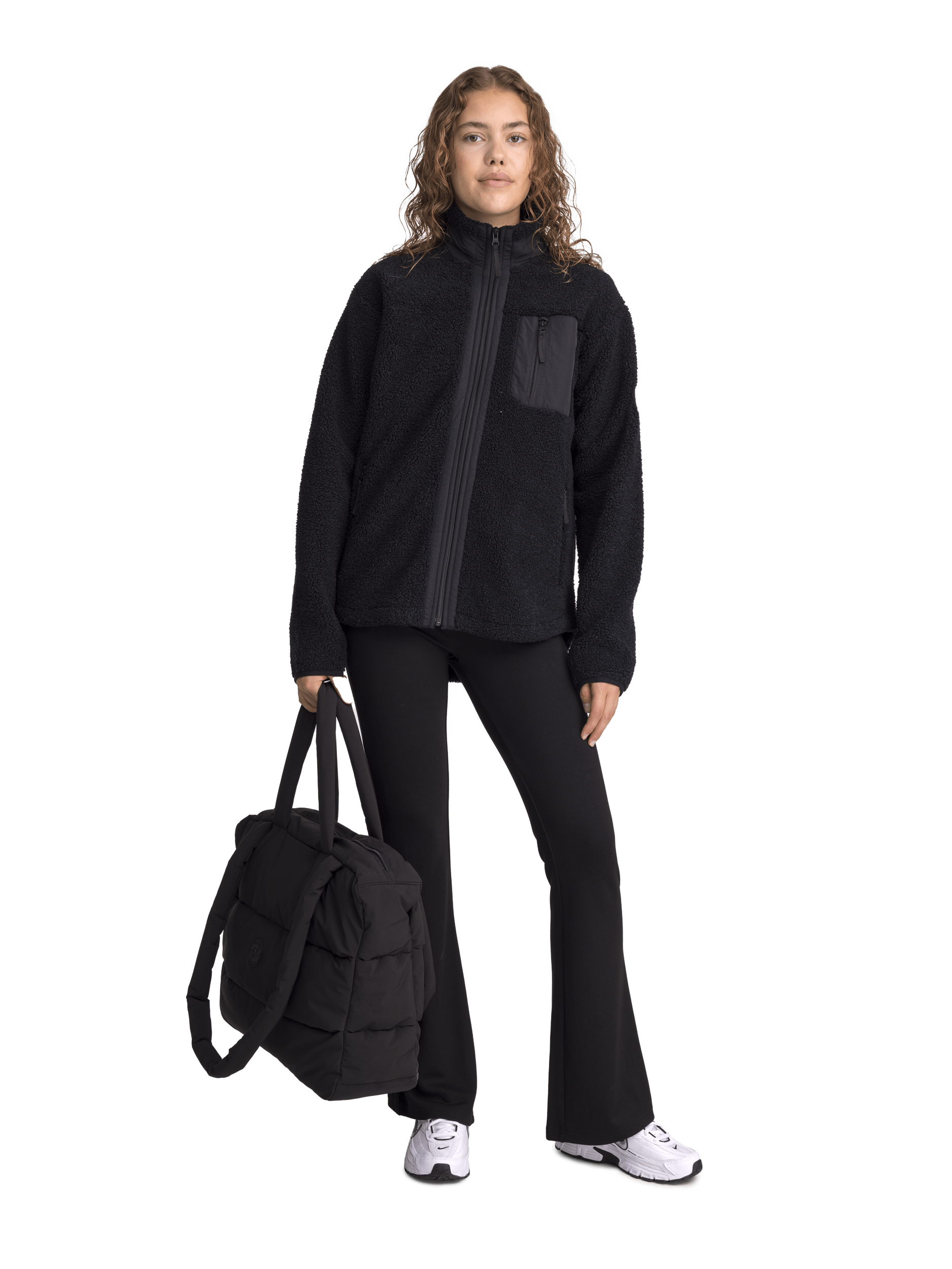 WILA PILE SHIRT BLACK Everest Pile Fleece