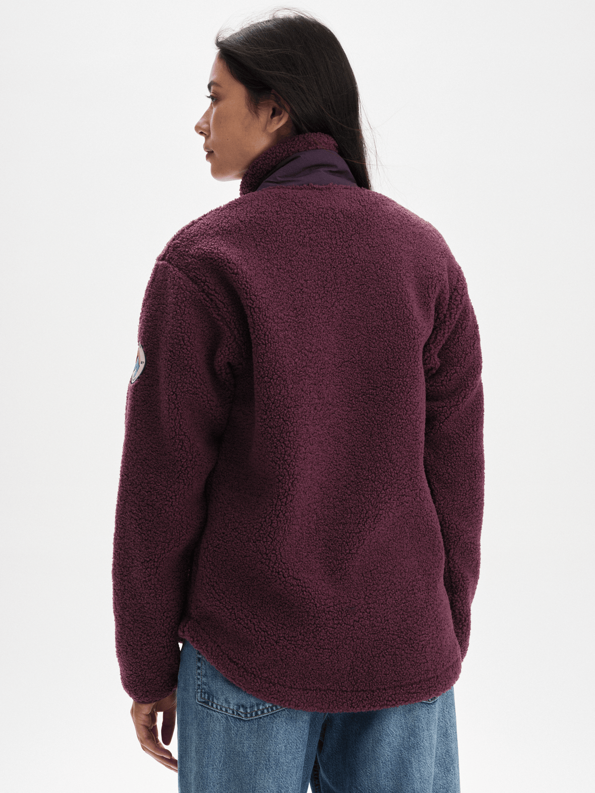 WILA PILE SHIRT MAUVE WINE Everest Pile Fleece
