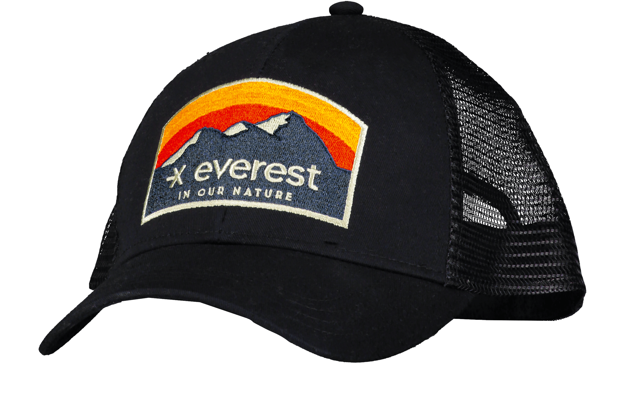 ACHEN TRUCKER CAP - BLACK (SAKNAR EAN + GTIN) Everest Hat