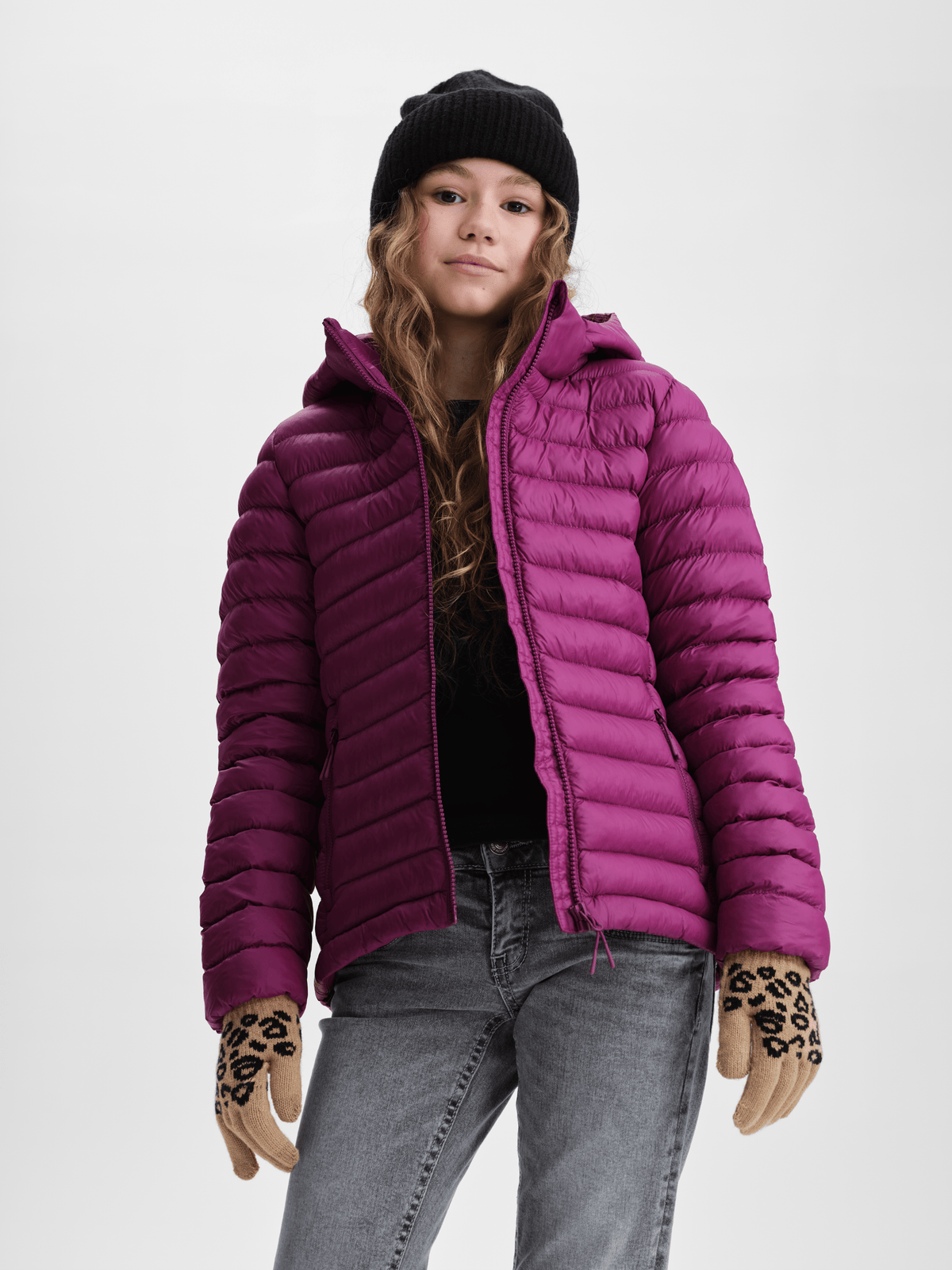 LINER JACKET DEEP MAGENTA