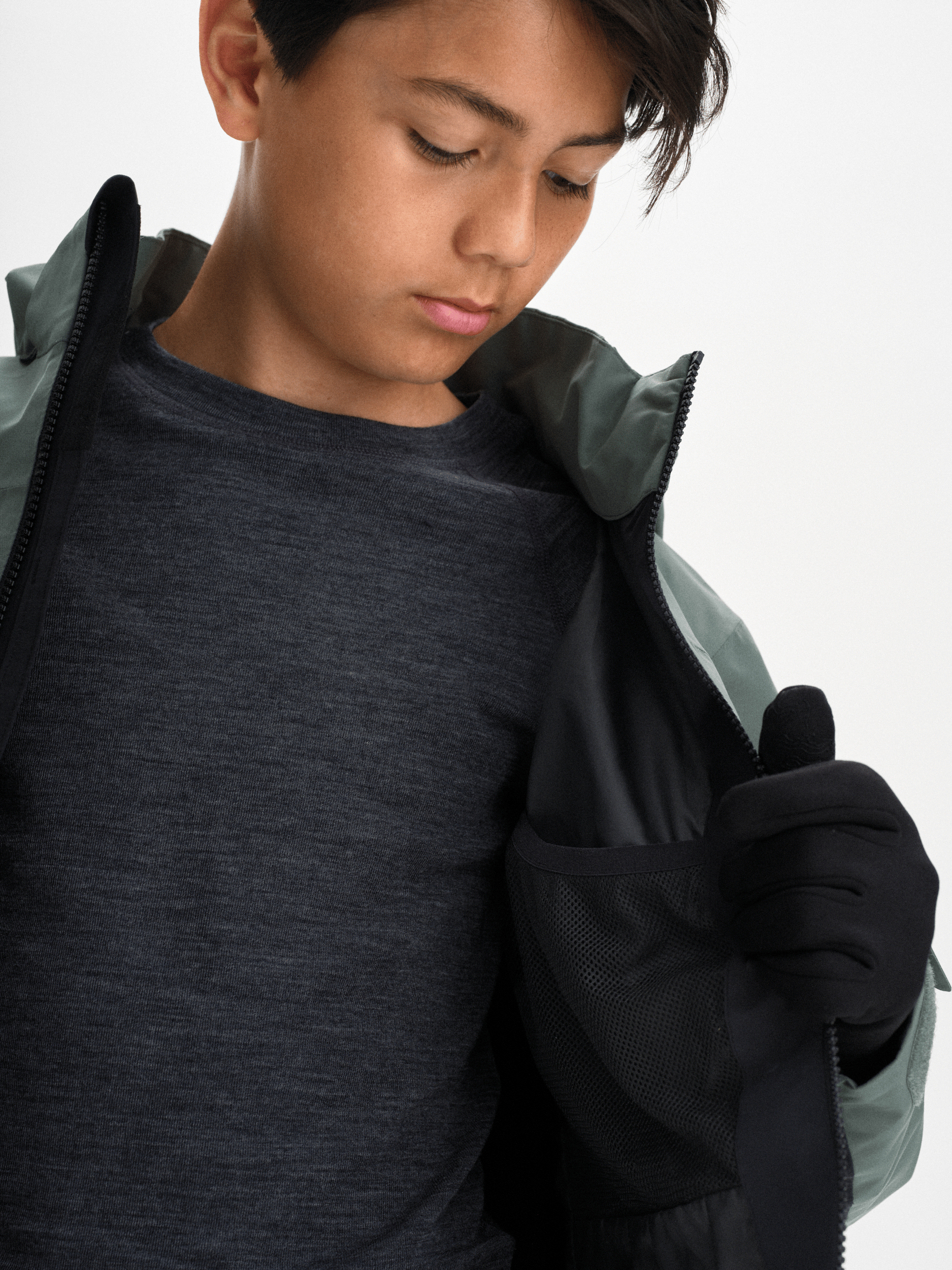 ALLROUND JACKET KHAKI GREEN/BLACK Everest All Weather Jacket