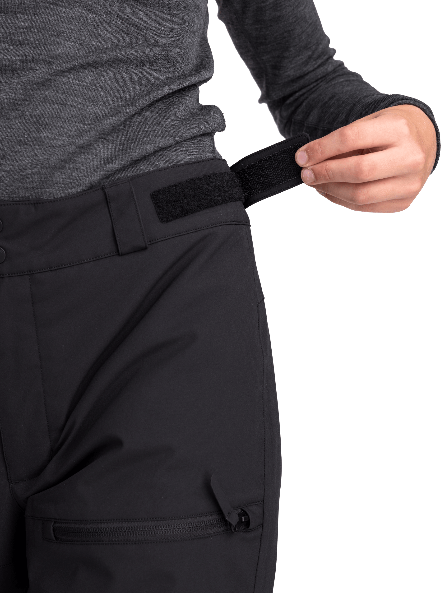 REGULAR SOFT PANT BLACK Everest Ski & Snowboard Pants