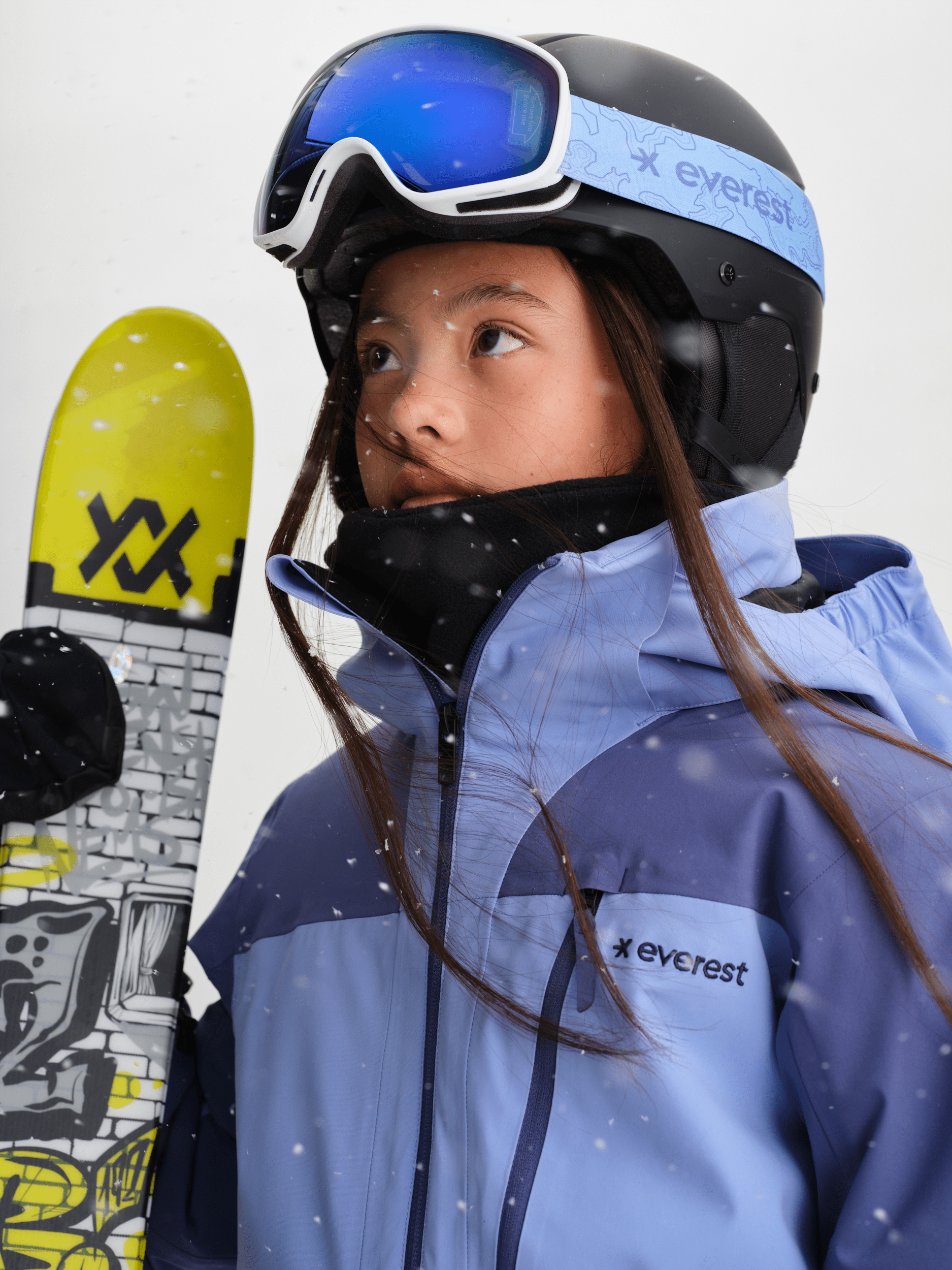 LEX SOFTSHELL JACKET TINTED LAVENDEL Everest Ski & Snowboard Jacket