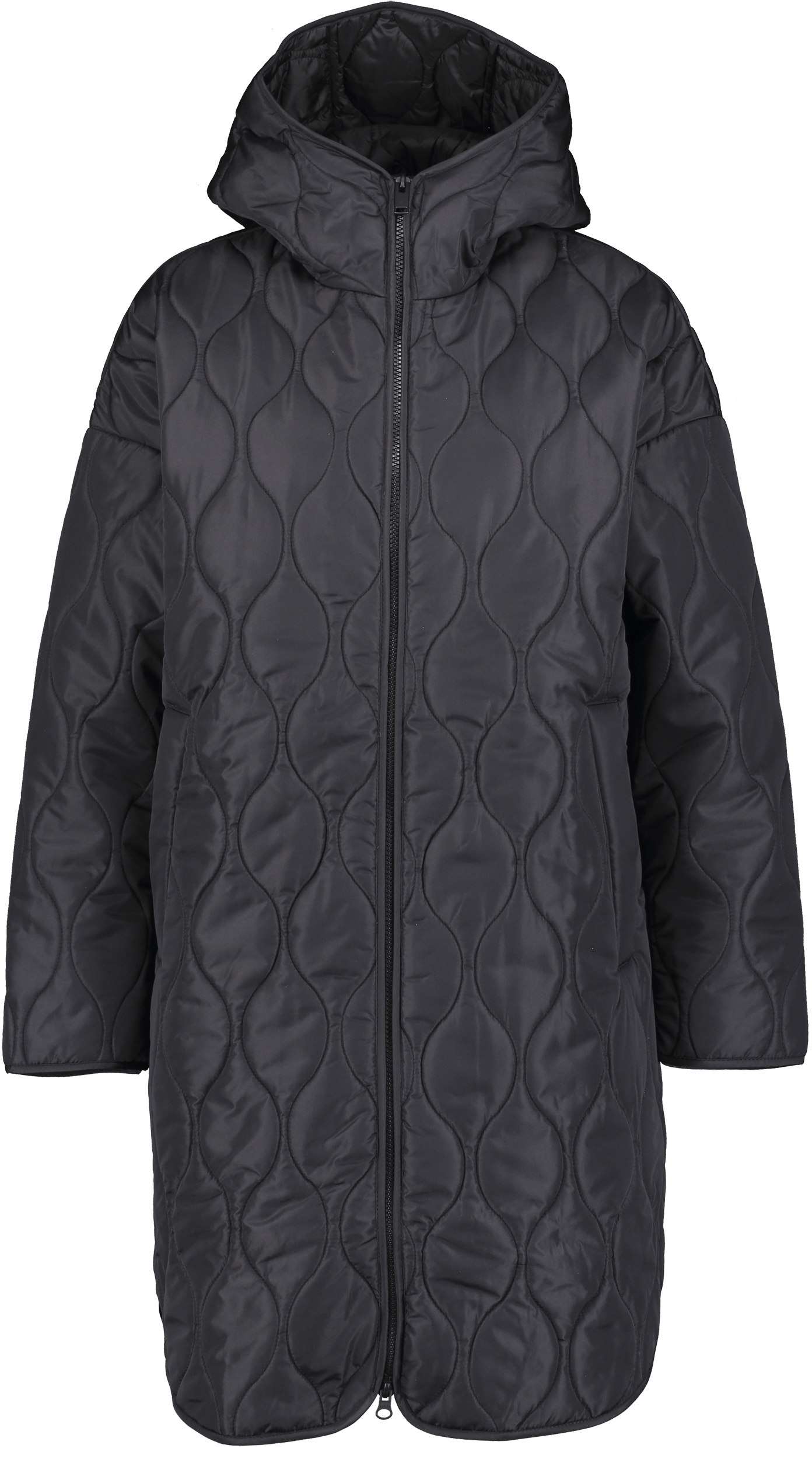 DOME MANTEL  SCHWARZ Everest Gepolsterter Mantel