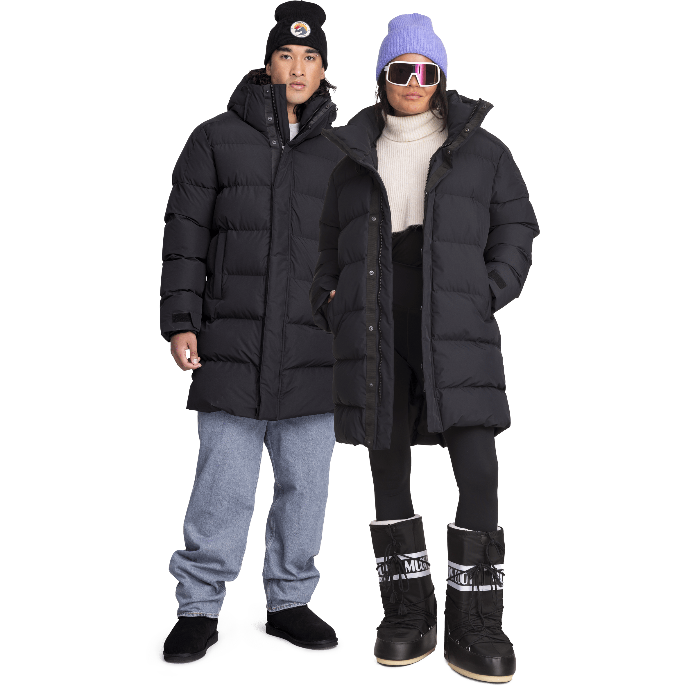 DORADO PARKA BLACK Everest Pikowana parka