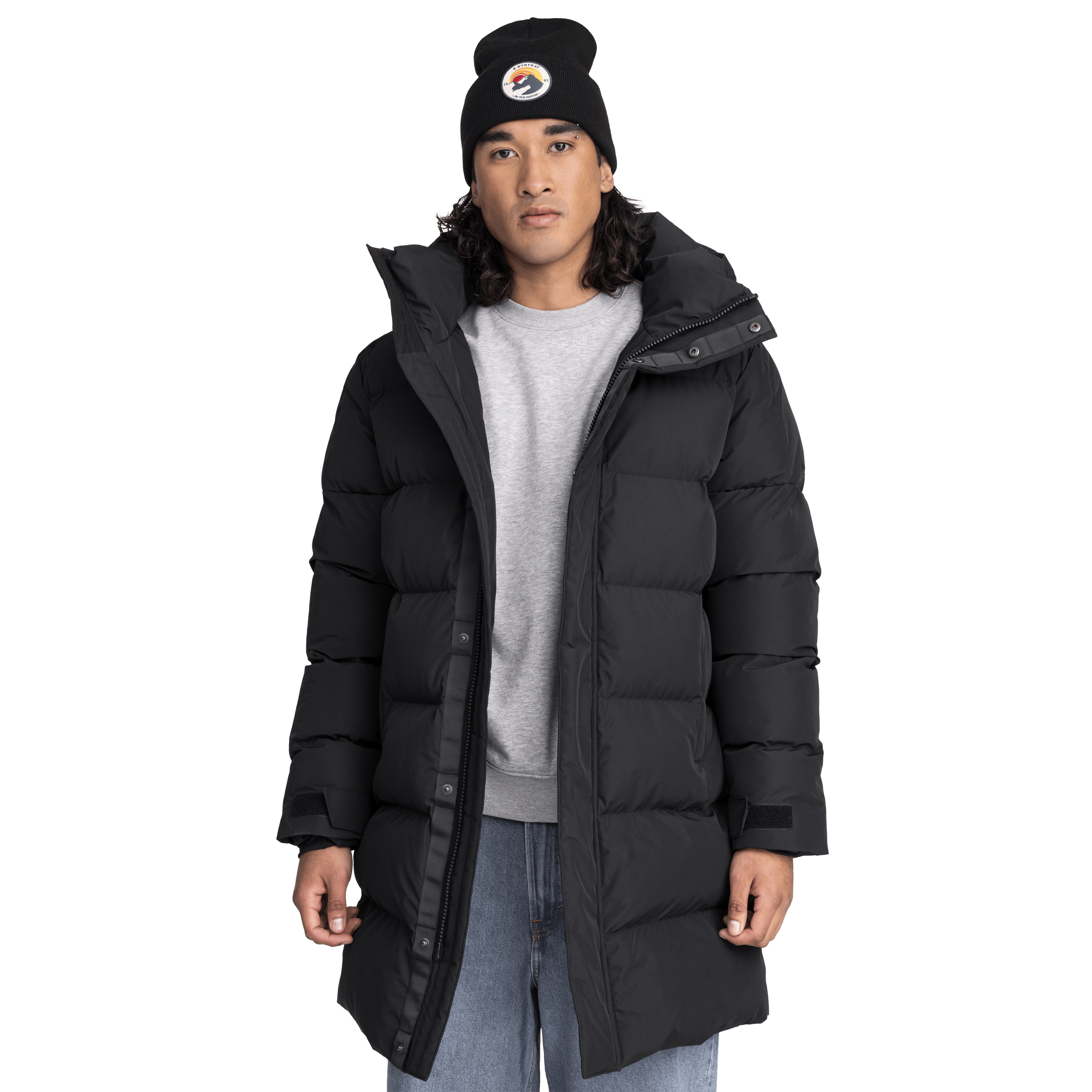 DORADO PARKA CZARNA Everest Pikowana parka