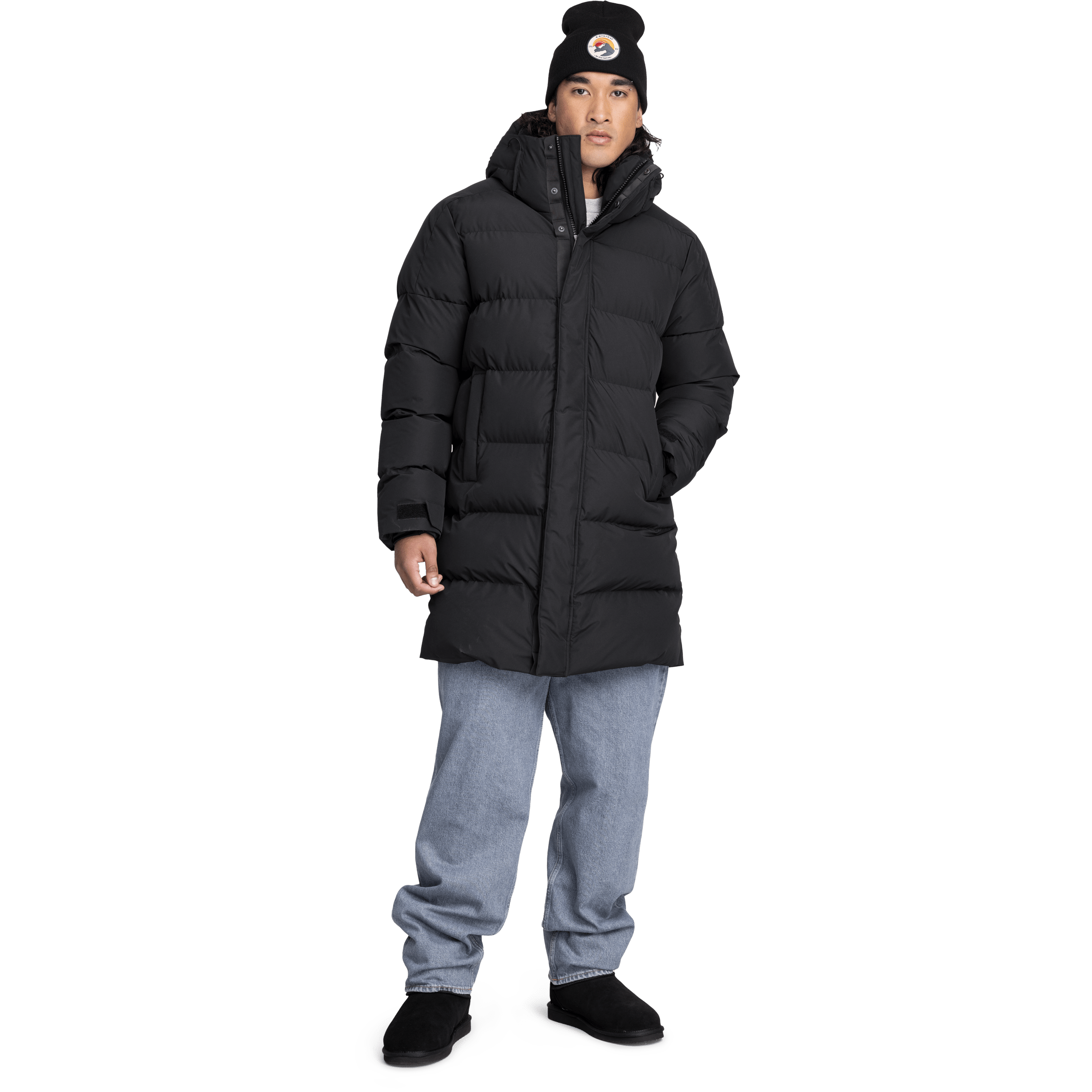 DORADO PARKA BLACK Everest Pikowana parka