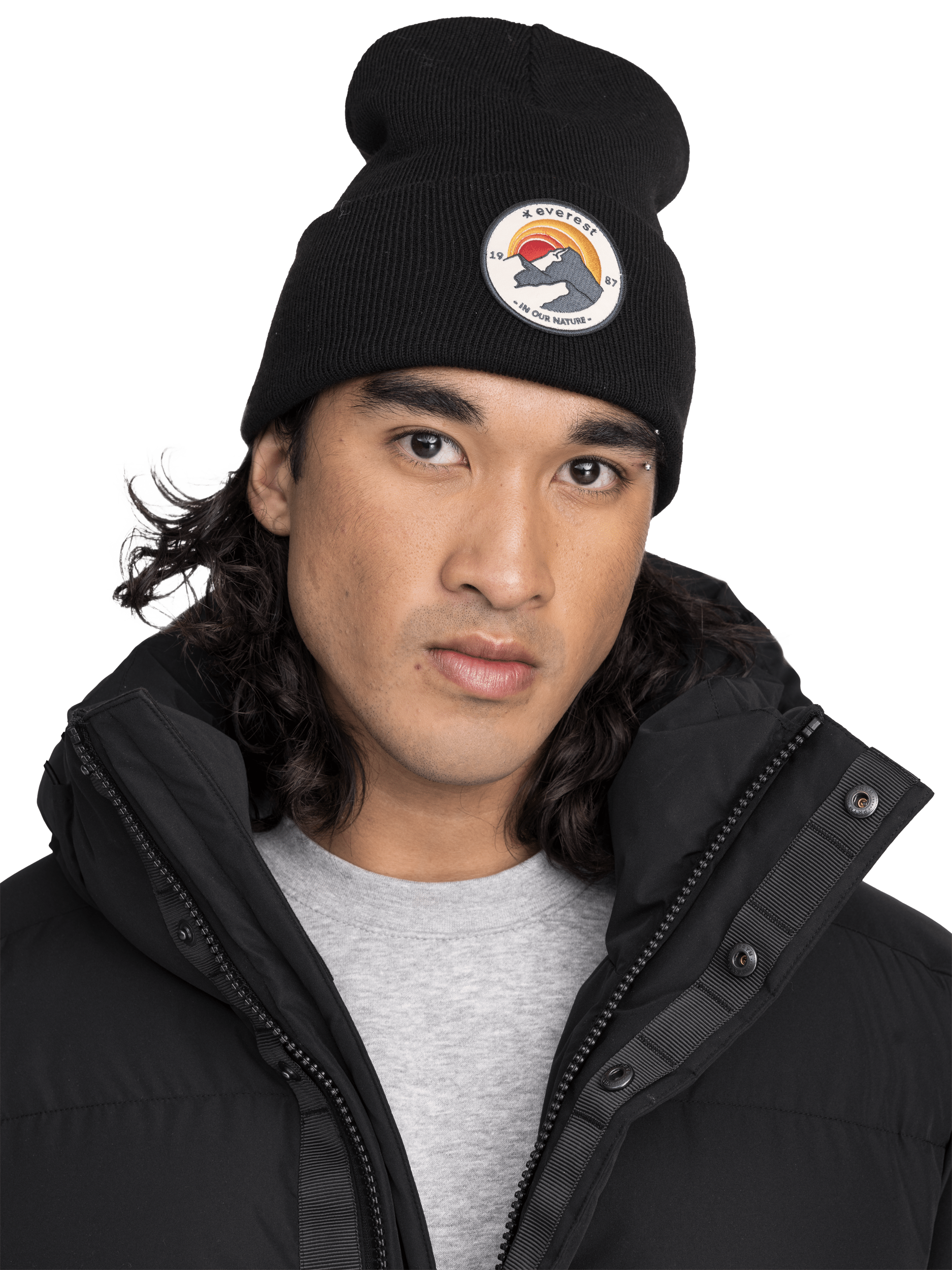 DORADO PARKA BLACK Everest Pikowana parka