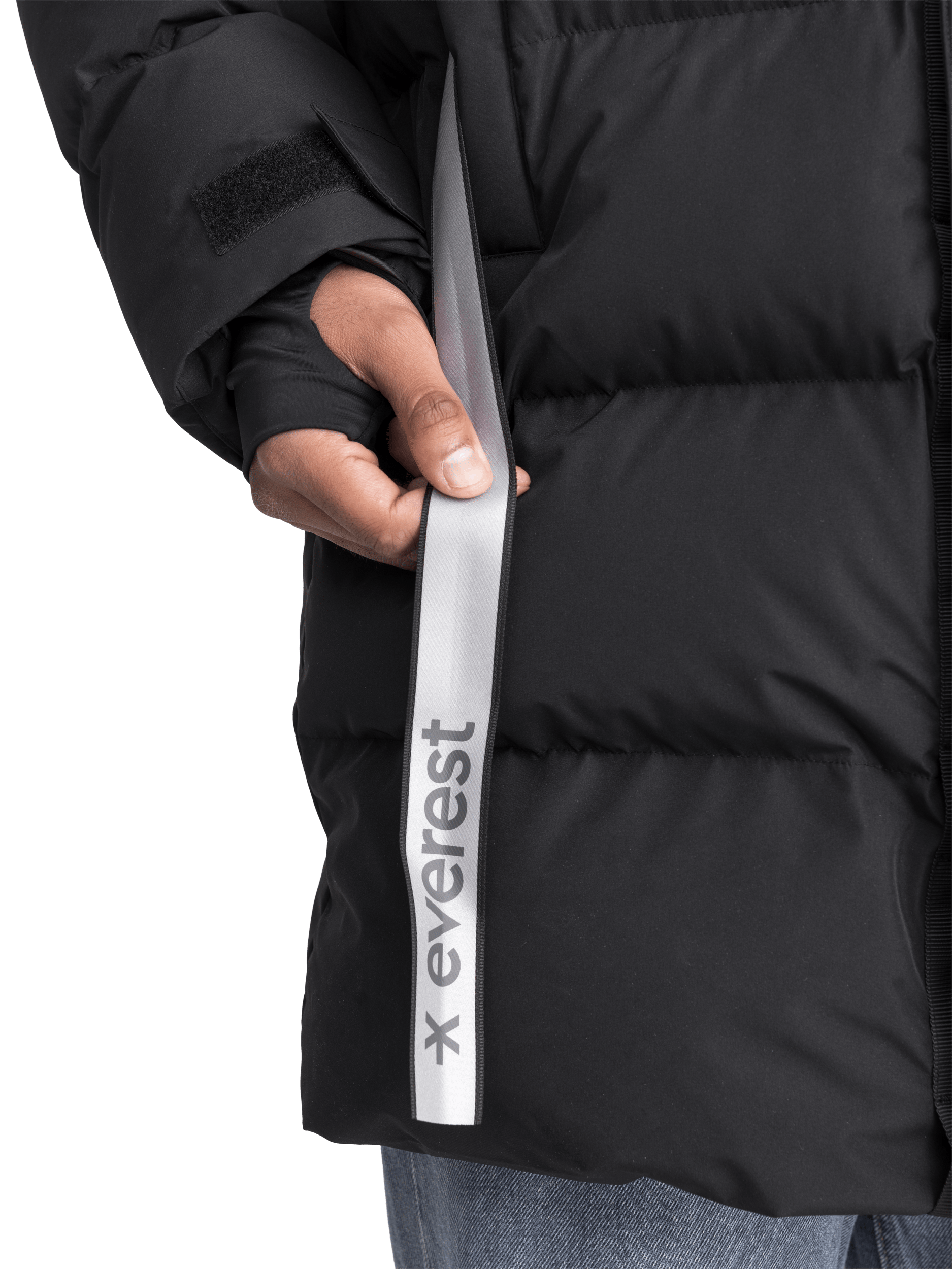 DORADO PARKA BLACK Everest Pikowana parka