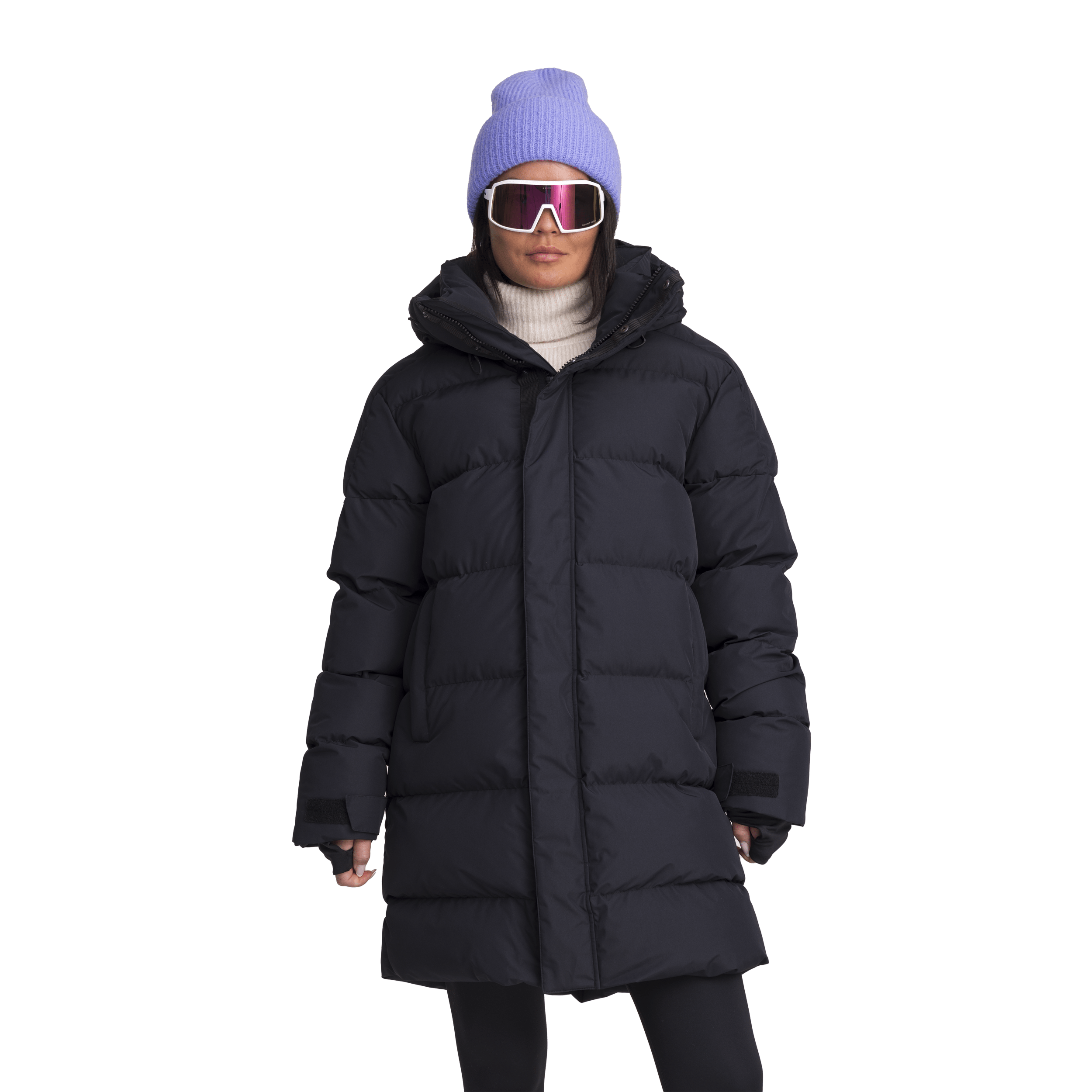 DORADO PARKA BLACK Everest Pikowana parka