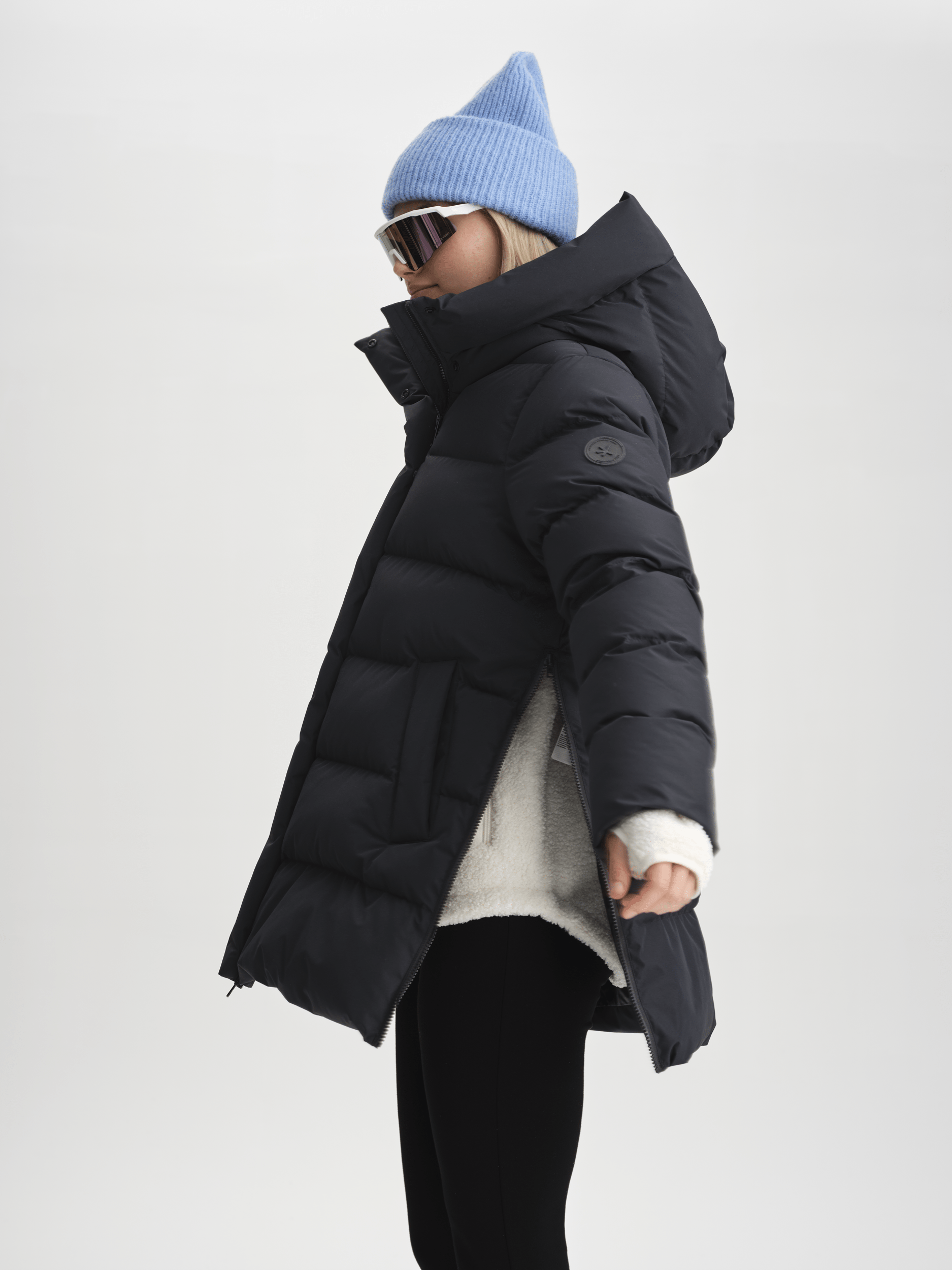 ROSELETTE KURTKA CZARNA Everest Kurtka ocieplana