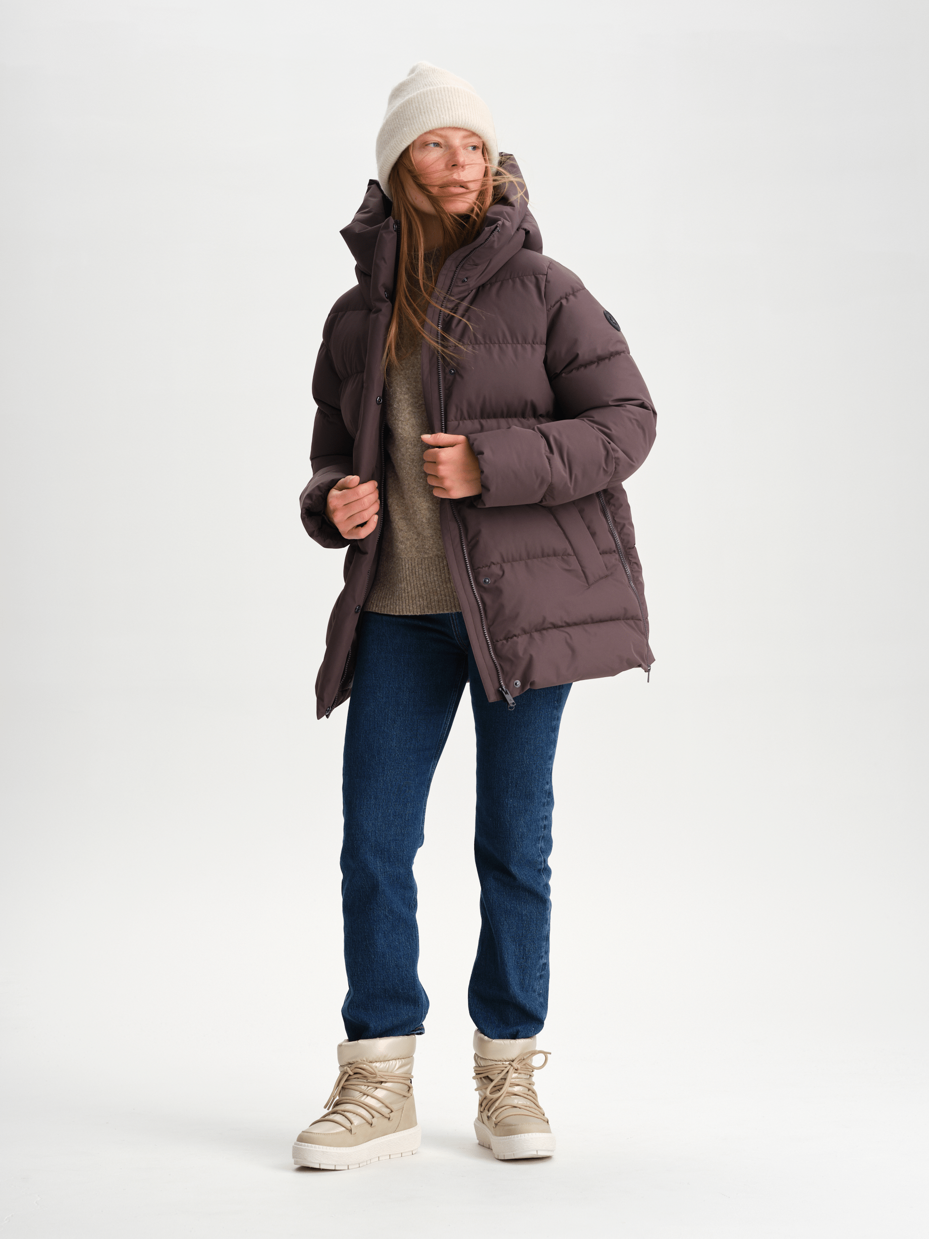 ROSELETTE KURTKA PLUM SLATE Everest Kurtka ocieplana