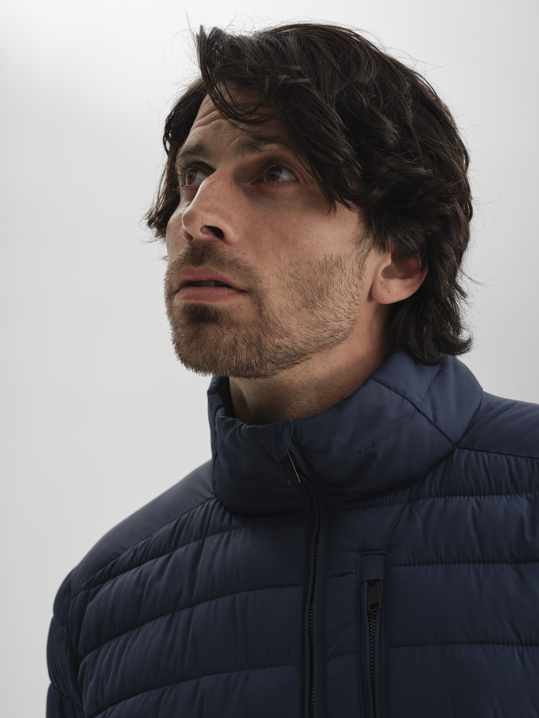 STONE LINER JACKET  NAVY Everest Liner Jacket