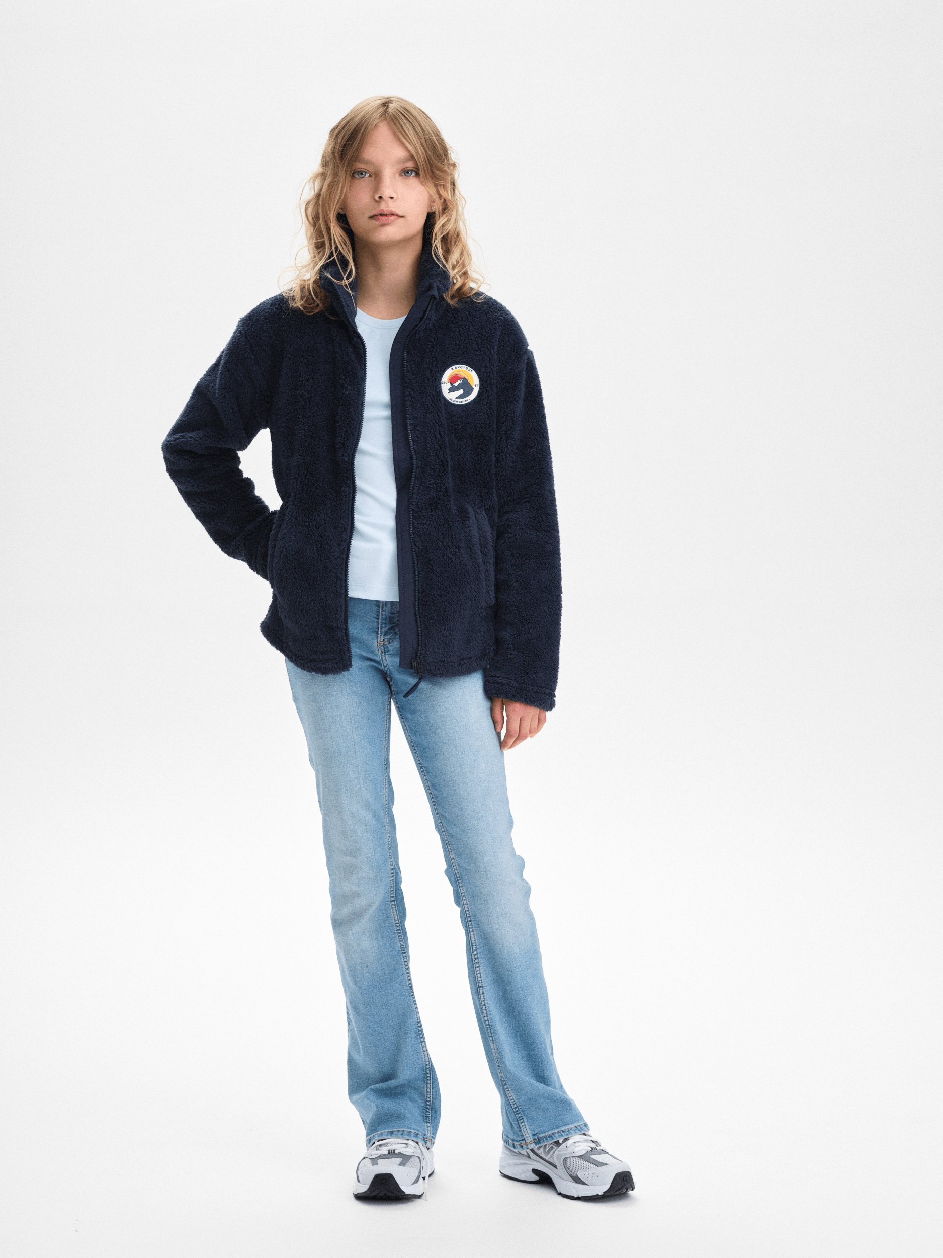 COZY PILE NAVY JUNIOR Everest Second Layer