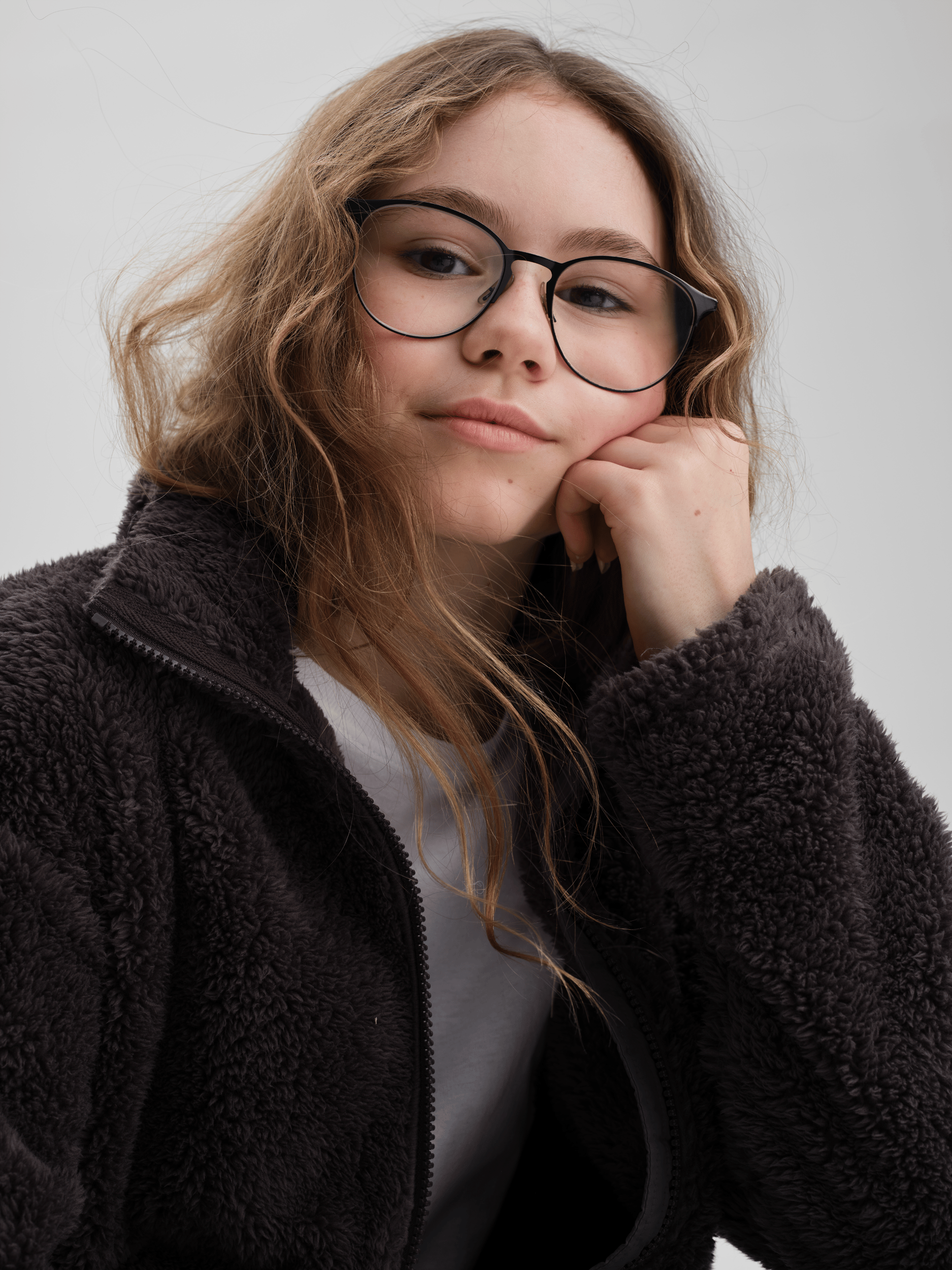 GEMÜTLICHER PILE PLUM SLATE JUNIOR Everest Zweite Schicht