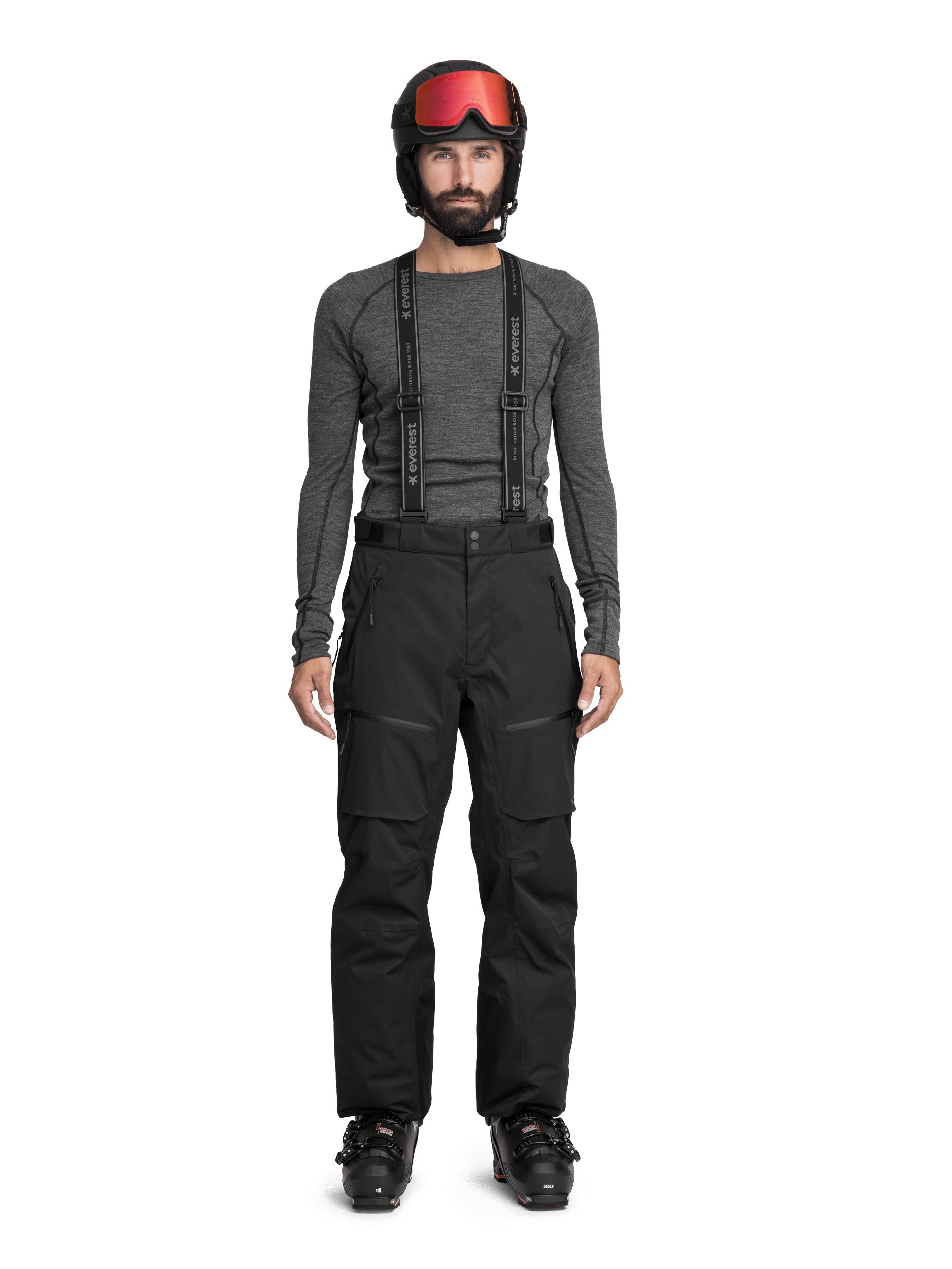 ALPINE PANT SHORT BLACK MEN Everest Ski & Snowboard Pants