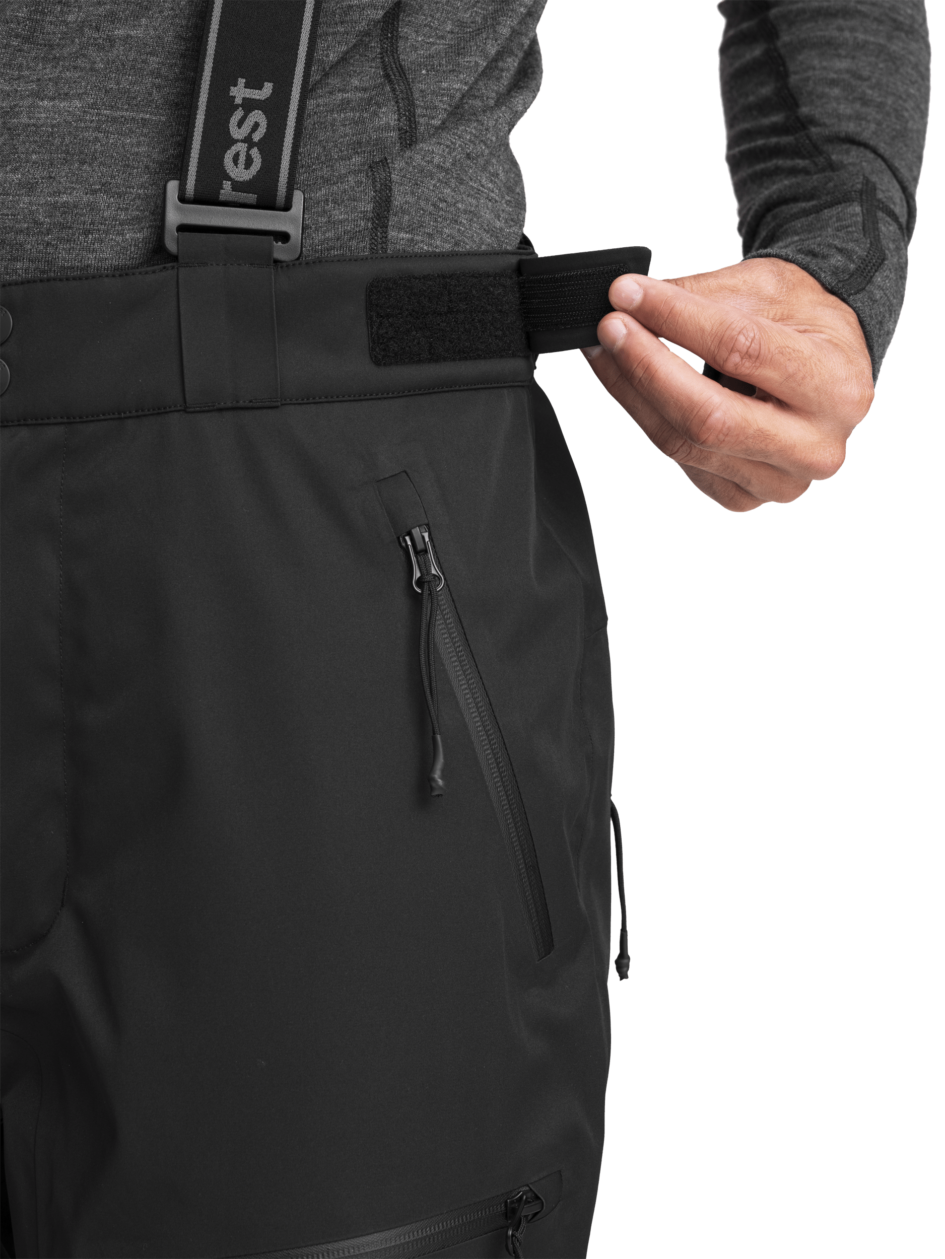 ALPINE PANT SHORT BLACK MEN Everest Ski & Snowboard Pants