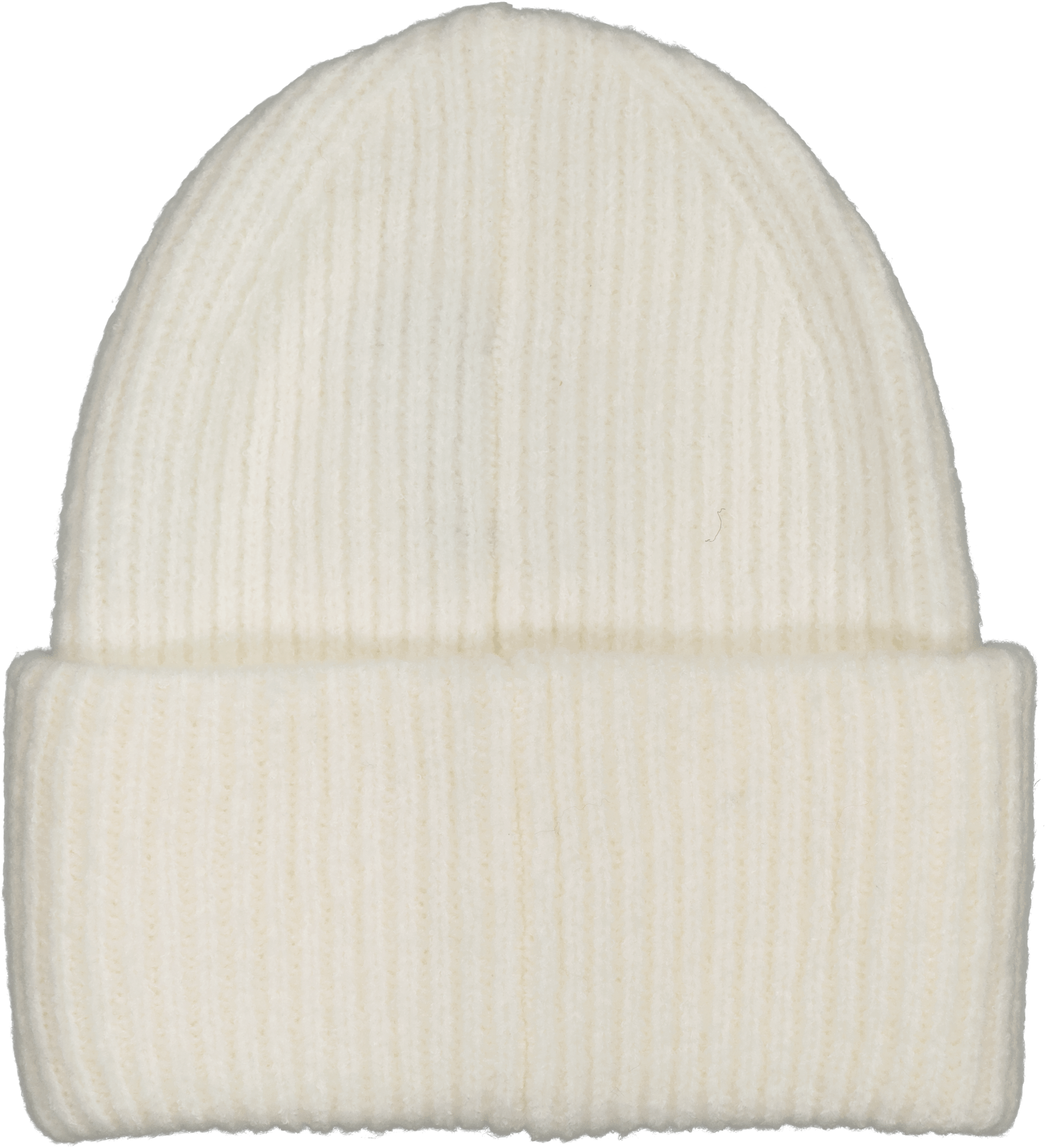 HEAVY KNIT BADGE BEANIE SNOW WHITE Everest Beanie