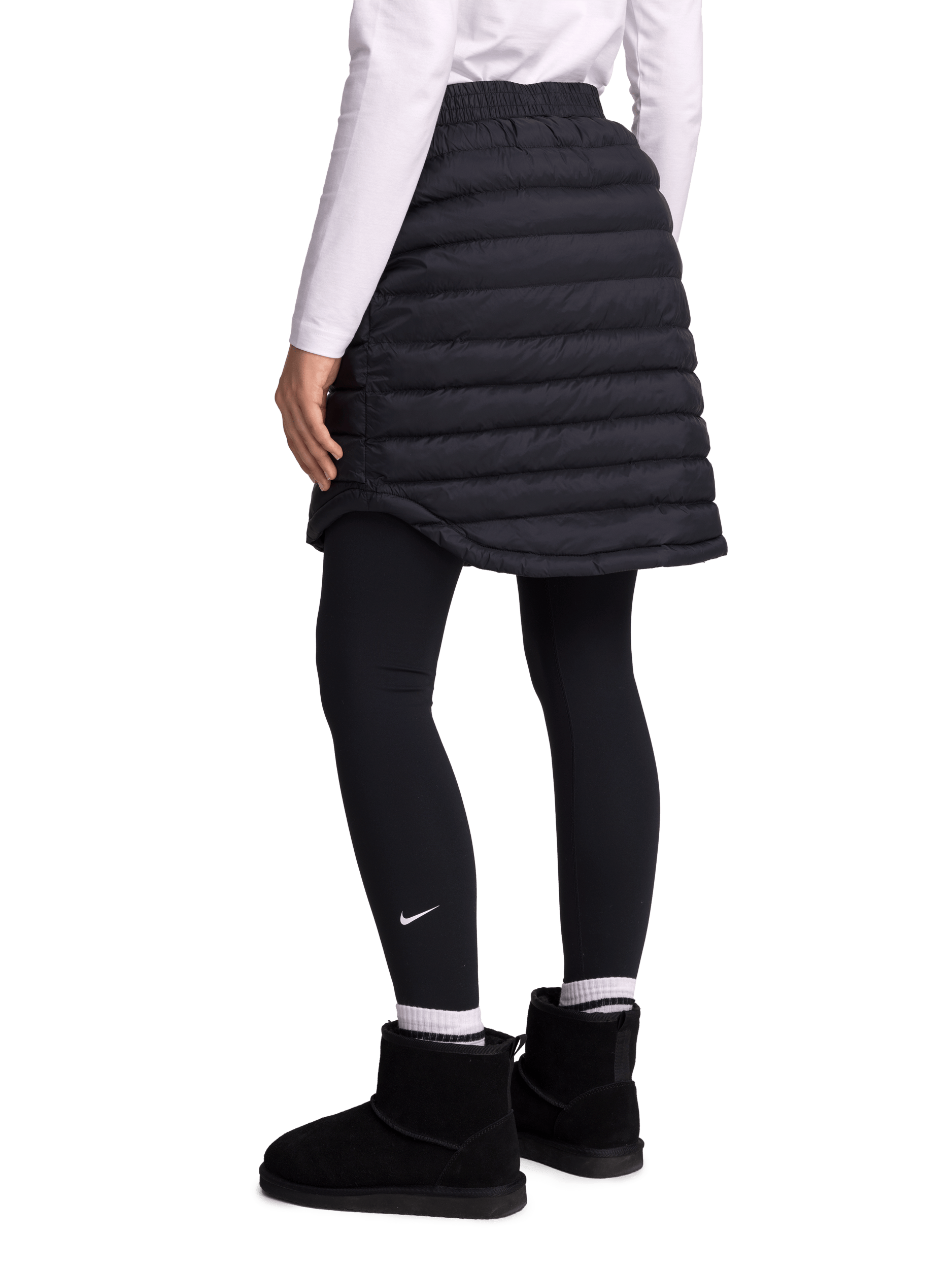 SHORT QUILT SKIRT BLACK Everest Padded Skirt